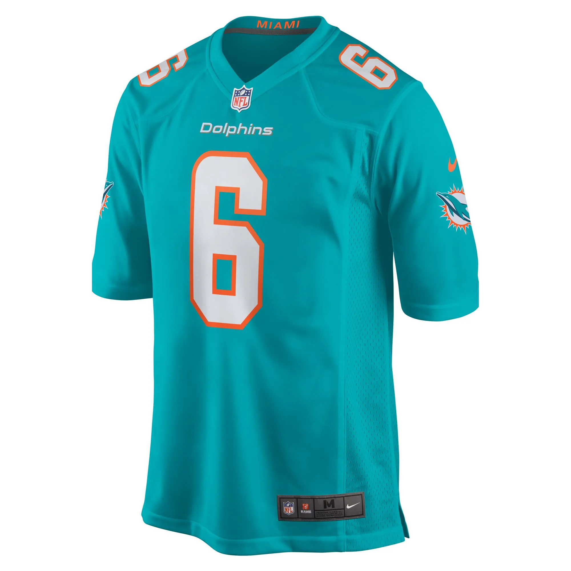 Skylar Thompson Miami Dolphins  Team Game Jersey -  Aqua