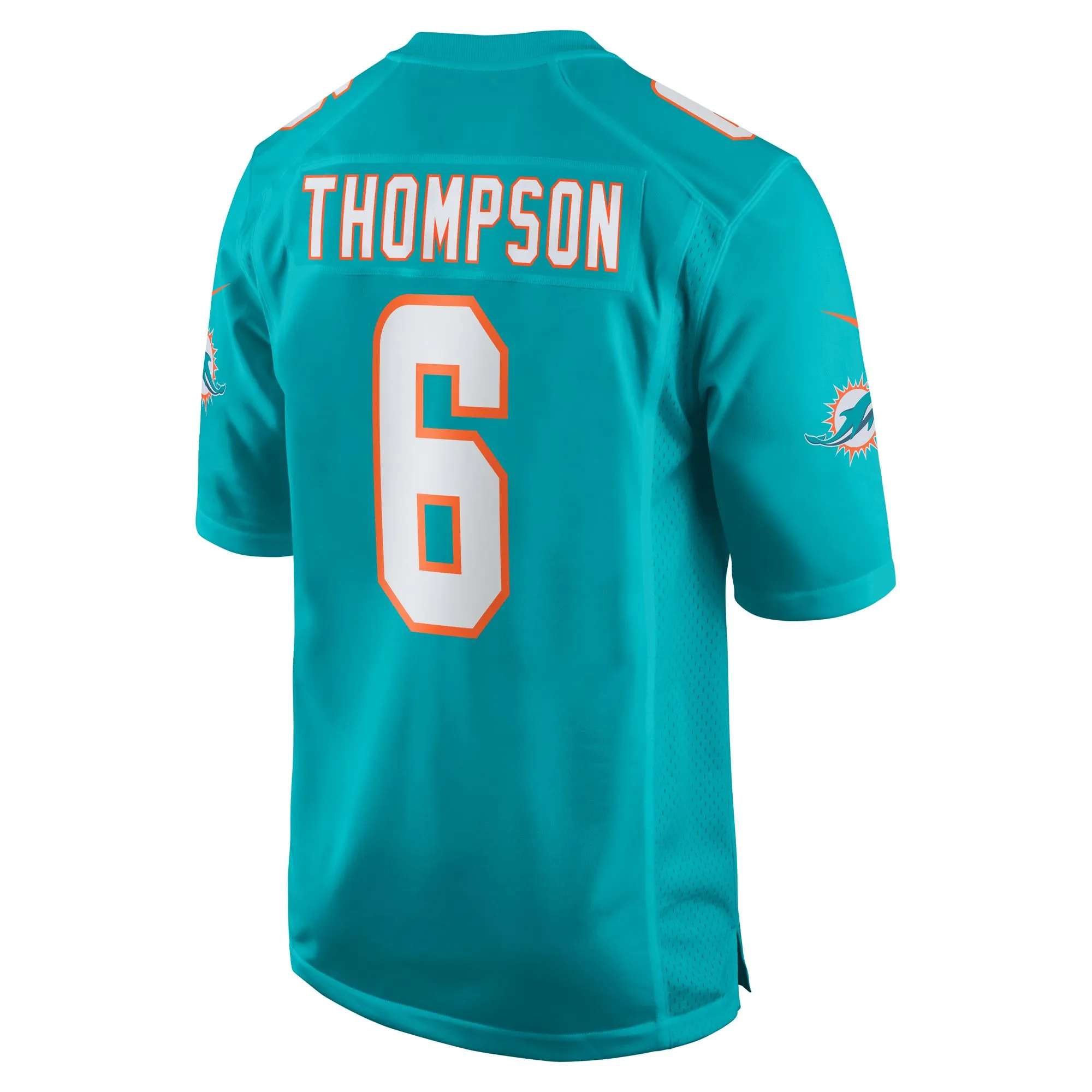 Skylar Thompson Miami Dolphins  Team Game Jersey -  Aqua