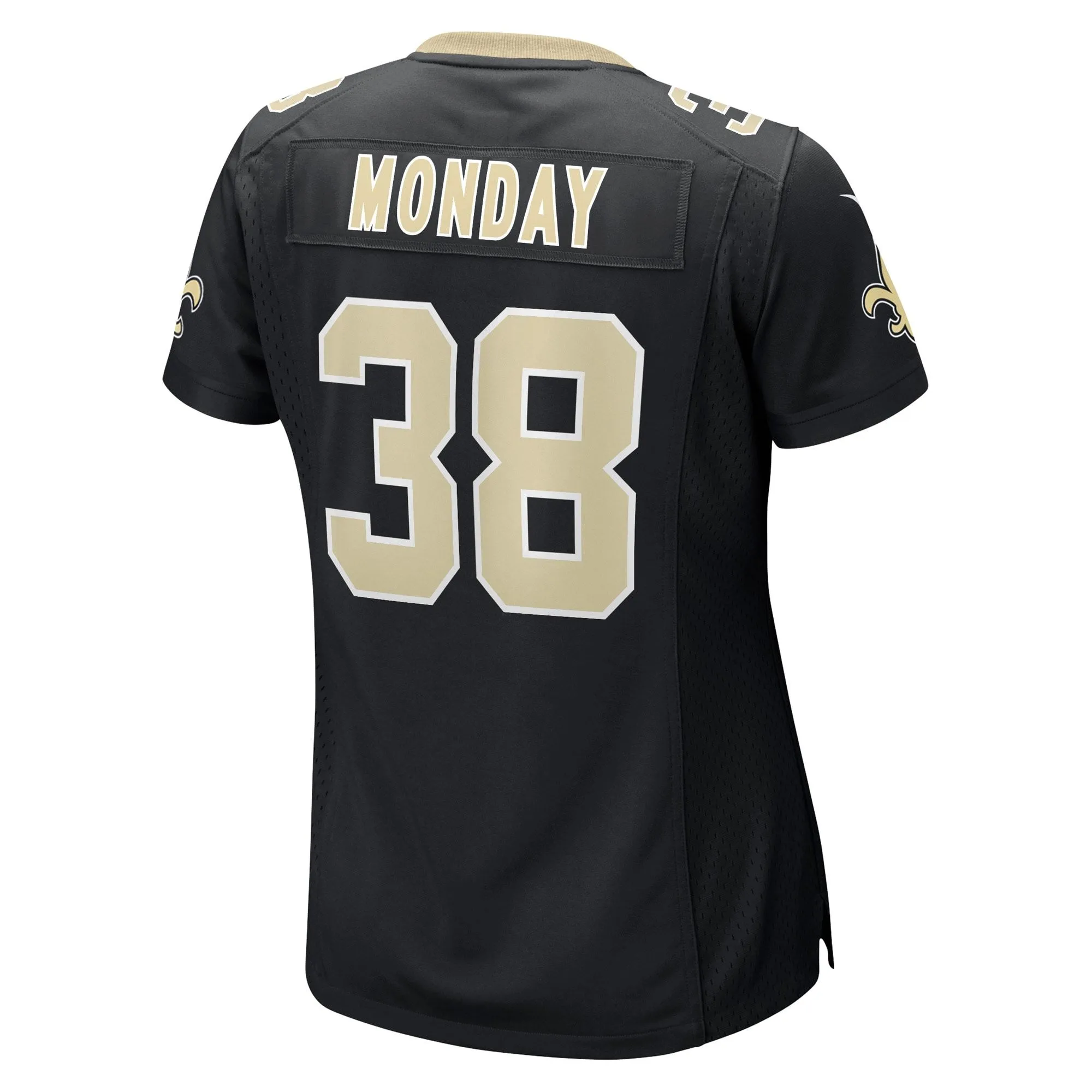 Smoke Monday New Orleans Saints  Women's Game Player Jersey - Black