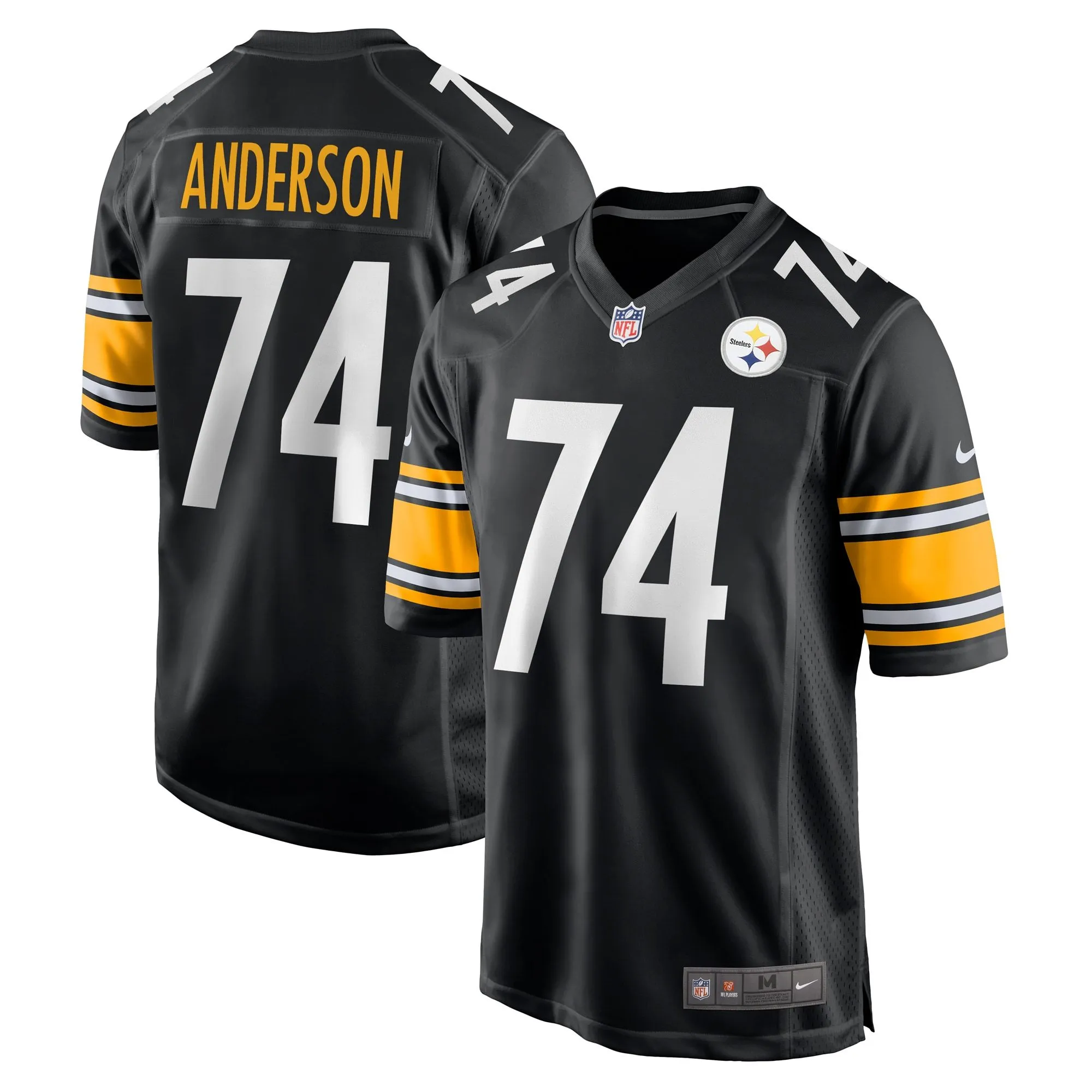 Spencer Anderson Pittsburgh Steelers   Game Jersey -  Black