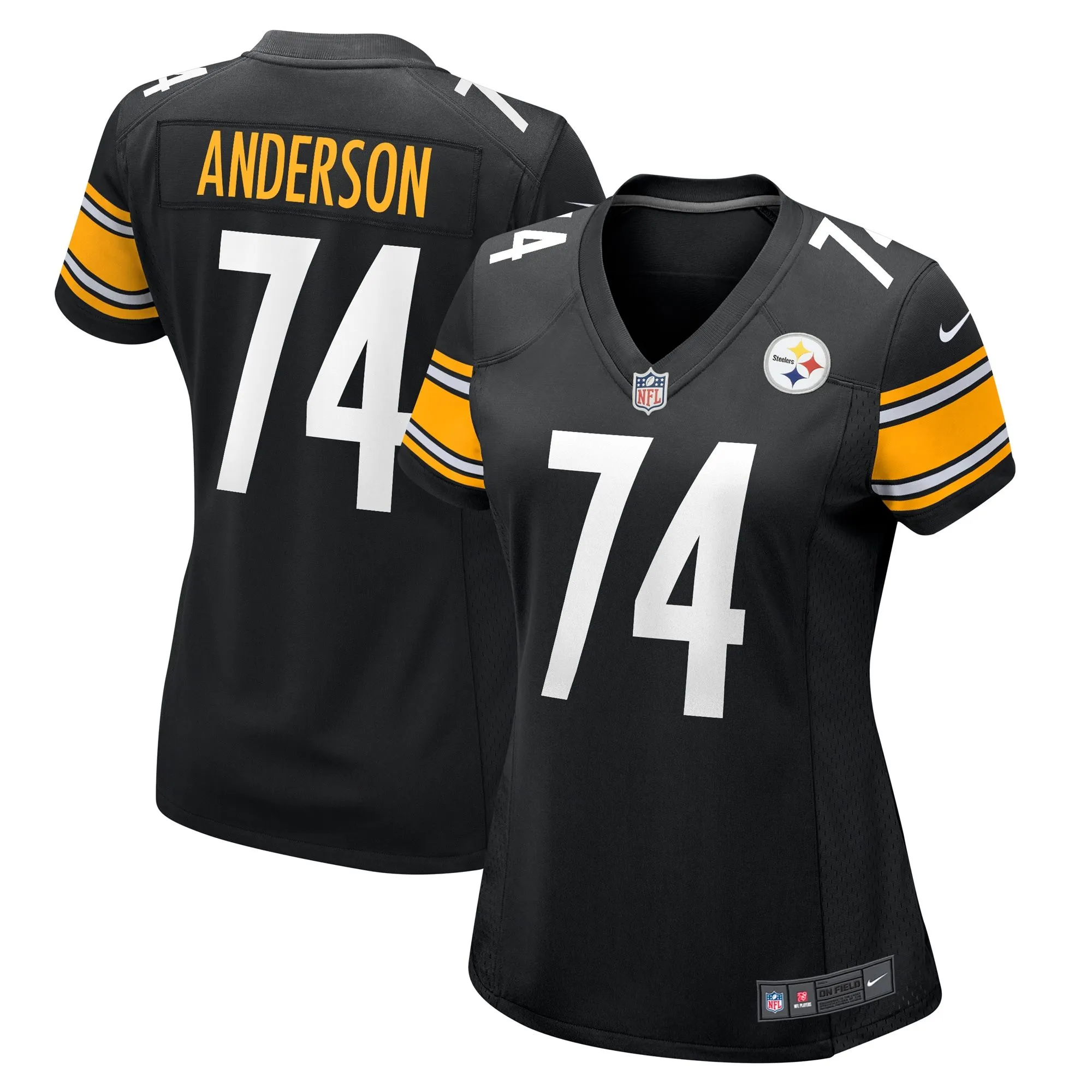 Spencer Anderson Pittsburgh Steelers  Women's  Game Jersey -  Black