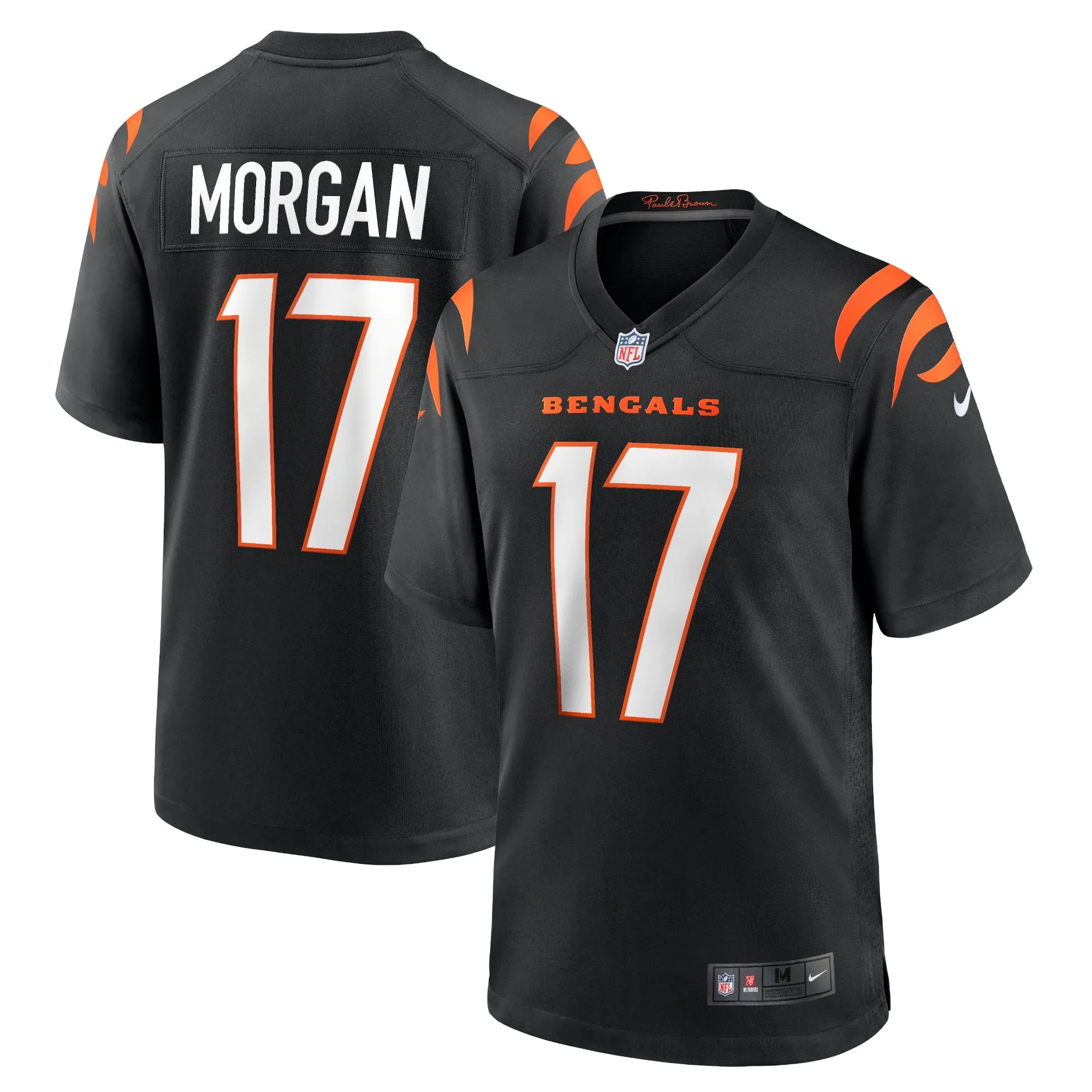 Stanley Morgan Cincinnati Bengals  Player Game Jersey - Black