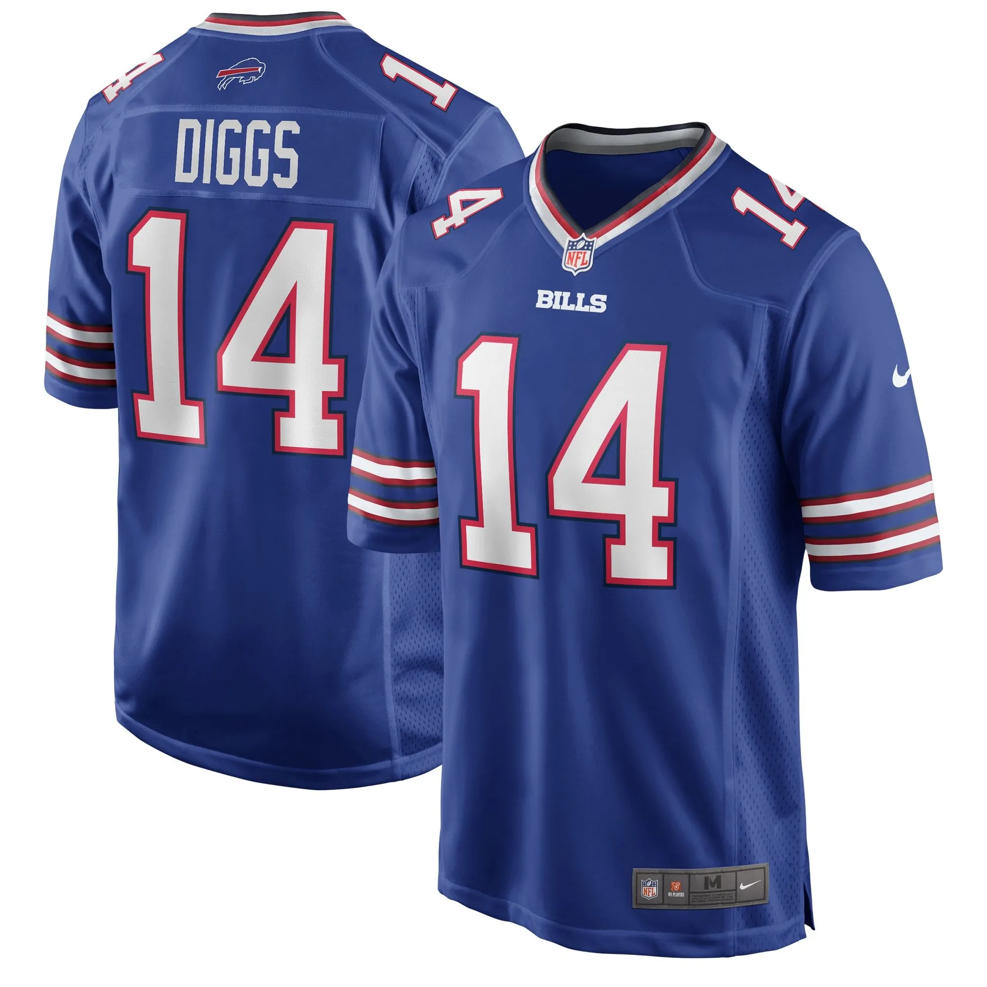 Stefon Diggs Buffalo Bills  Logo Game Player Jersey - Royal