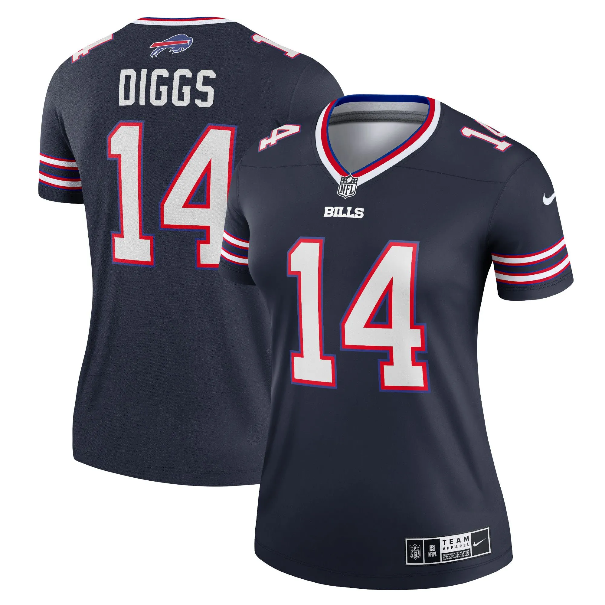 Stefon Diggs Buffalo Bills  Women's Inverted Legend Jersey - Navy