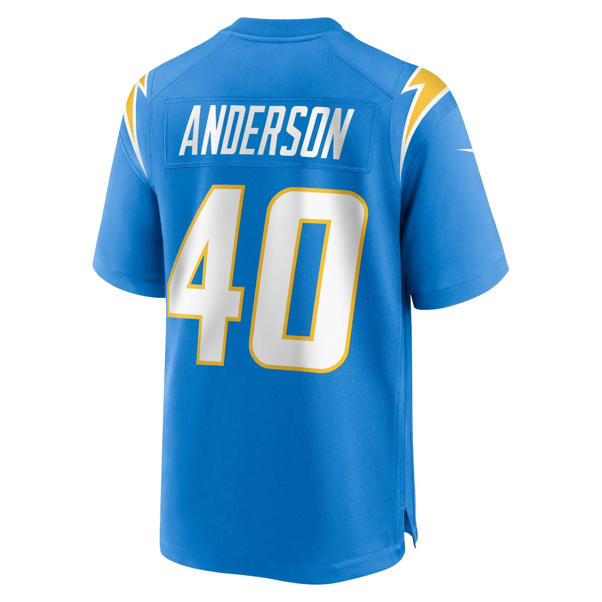 Stephen Anderson Los Angeles Chargers   Game Jersey -  Powder Blue