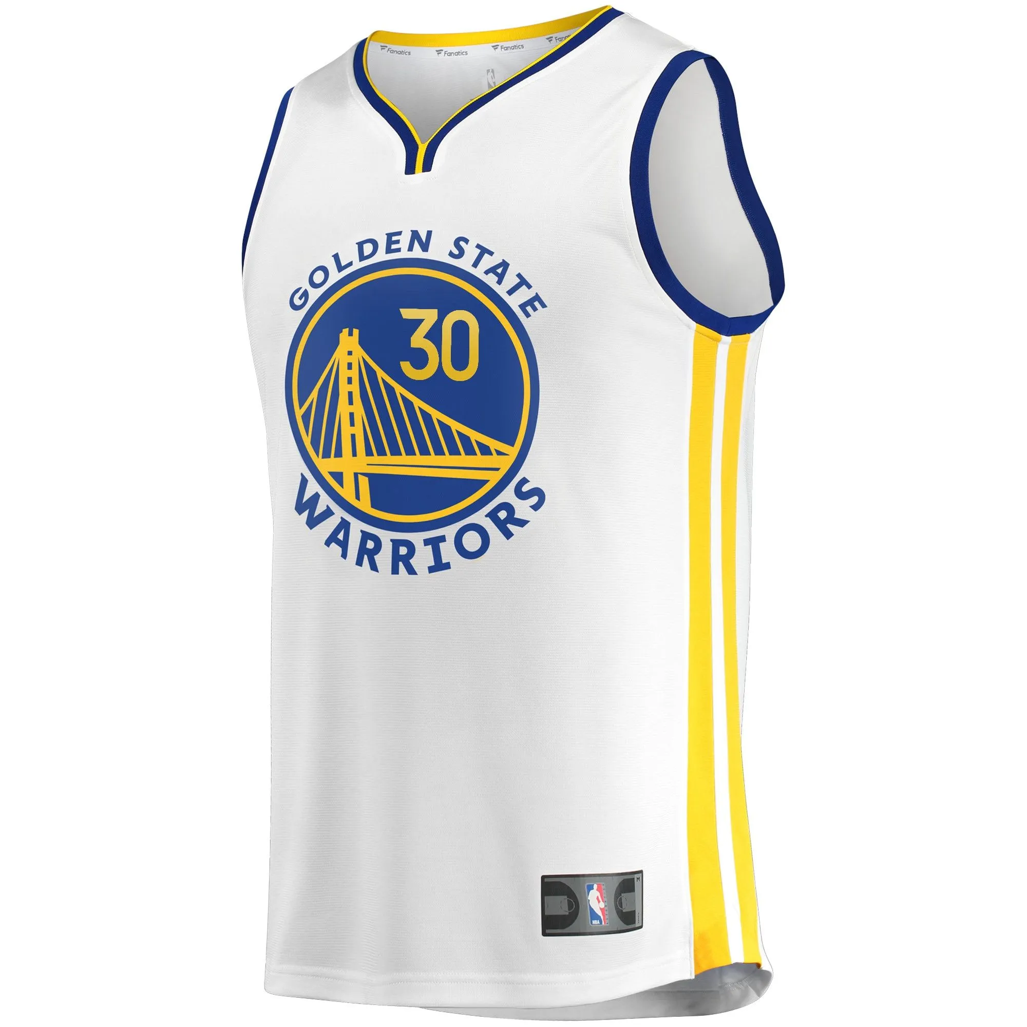 Stephen Curry Golden State Warriors Fanatics Branded 2022/23 Fast Break Replica Player Jersey - Association Edition - White