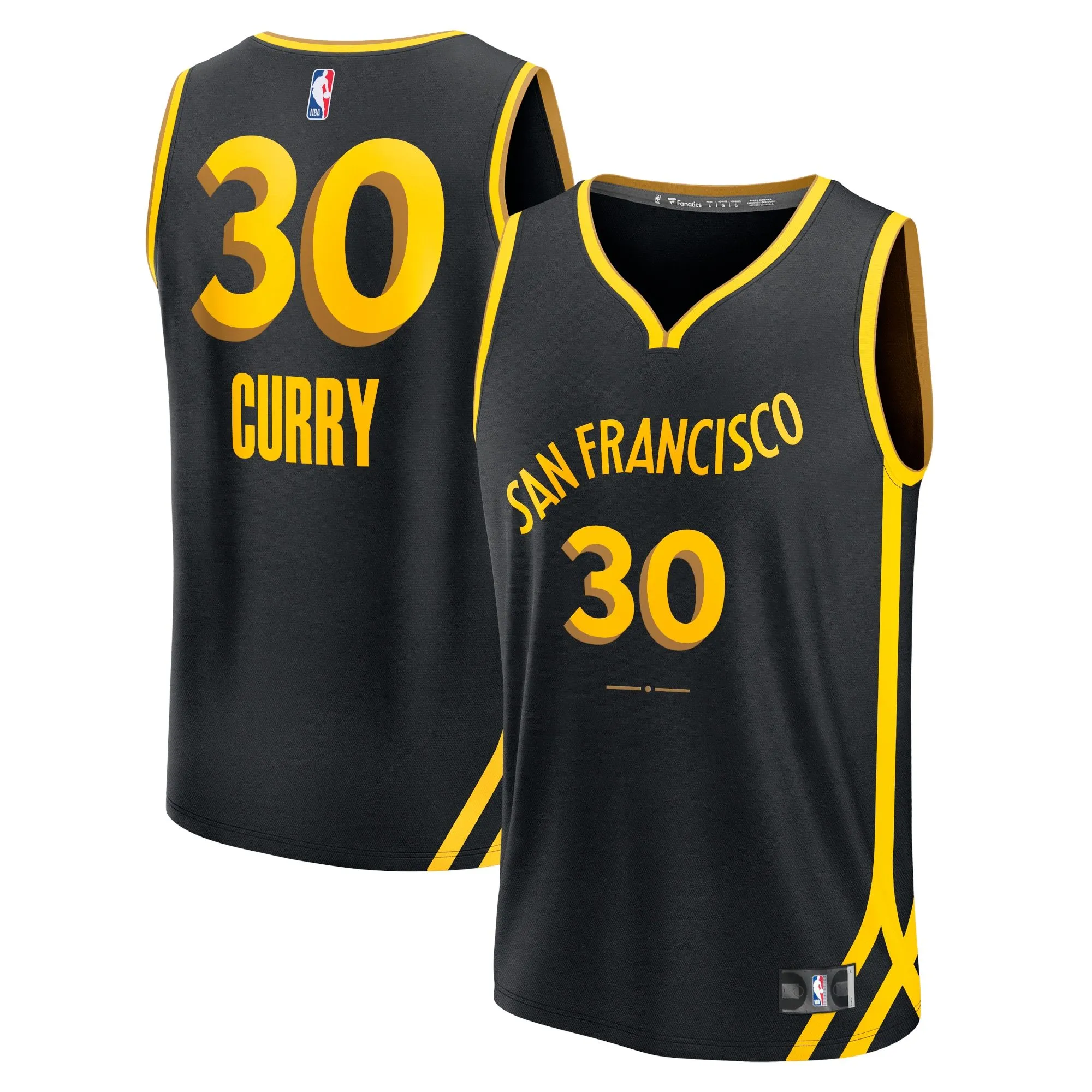 Stephen Curry Golden State Warriors Fanatics Branded Fast Break Jersey - Black - City Edition