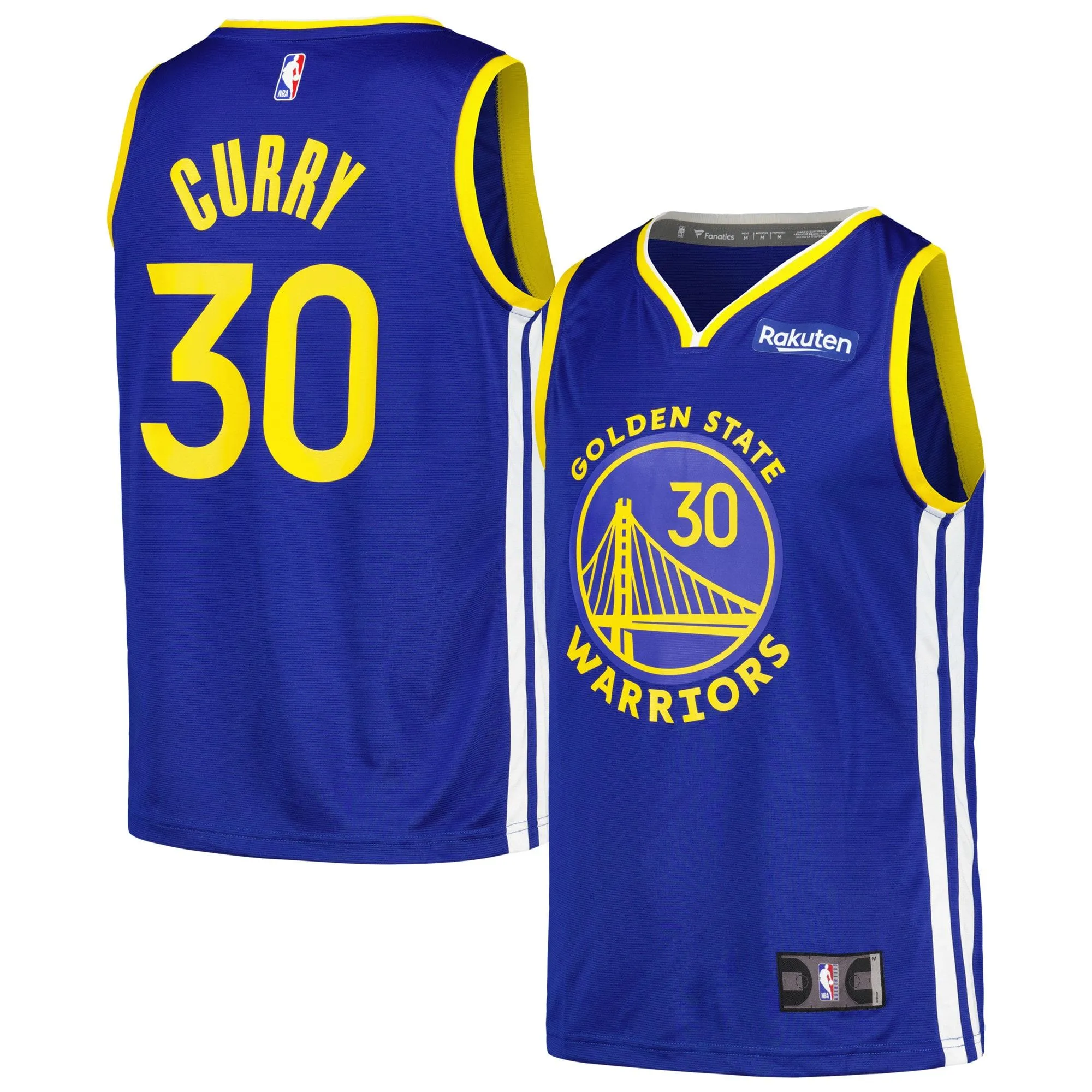 Stephen Curry Golden State Warriors Fanatics Branded Fast Break Player Badge Jersey - Royal