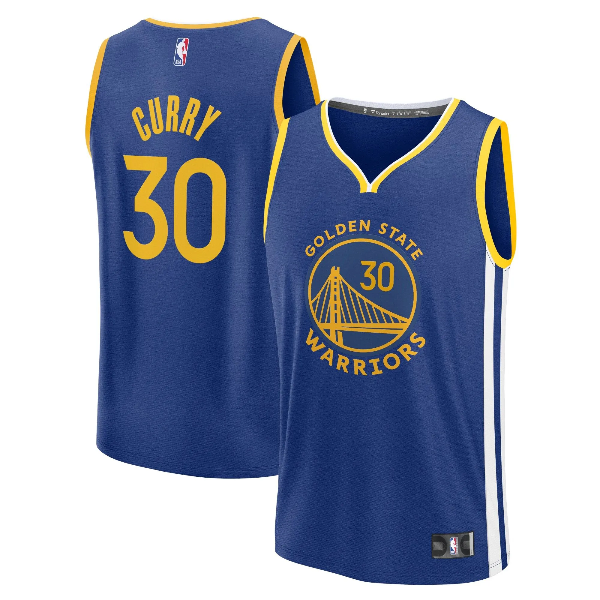 Stephen Curry Golden State Warriors Fanatics Branded Fast Break Replica Jersey - Icon Edition - Royal