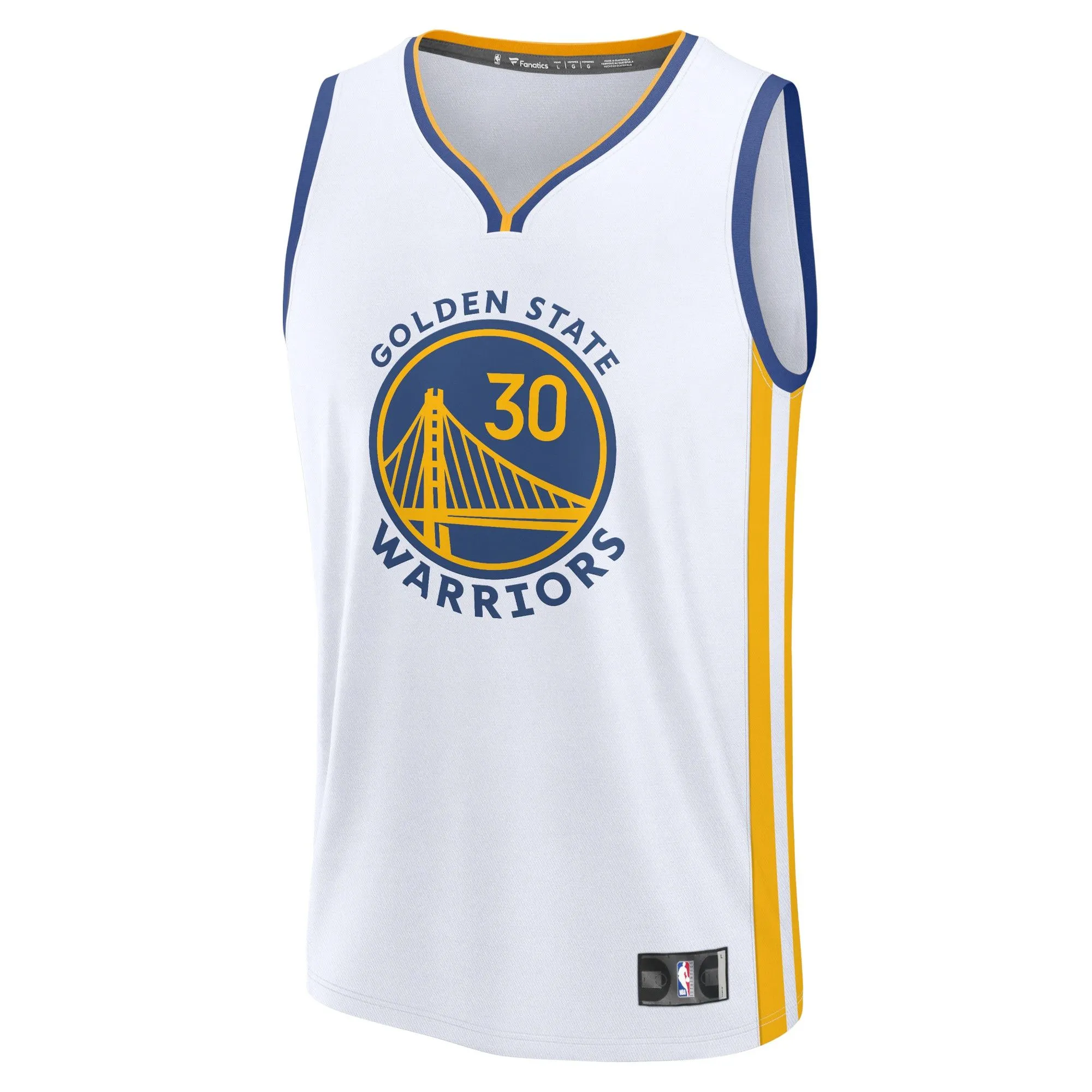 Stephen Curry Golden State Warriors Fanatics Branded Fast Break Replica Player Jersey - Association Edition - White