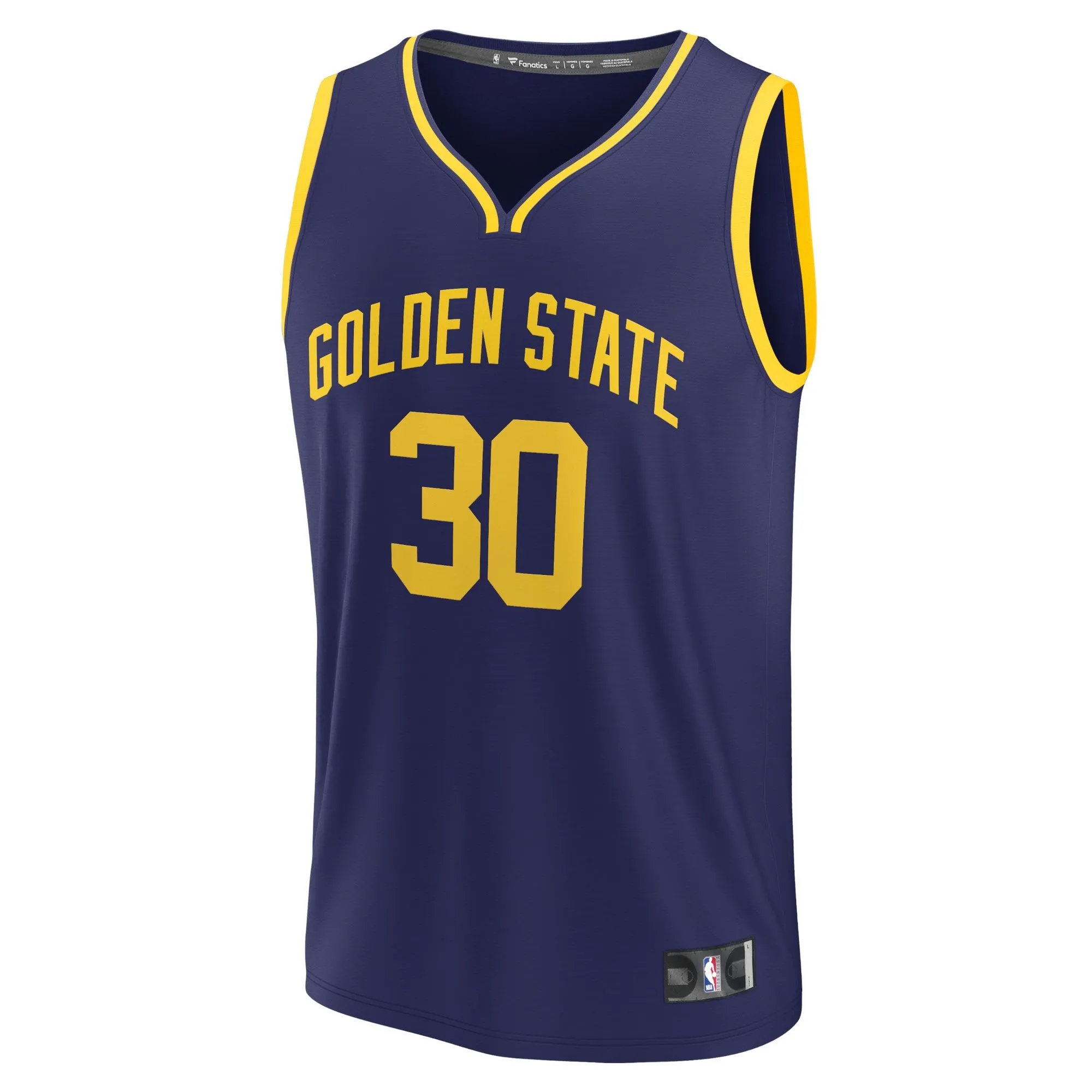 Stephen Curry Golden State Warriors Fanatics Branded Fast Break Replica Player Jersey - Statement Edition - Navy