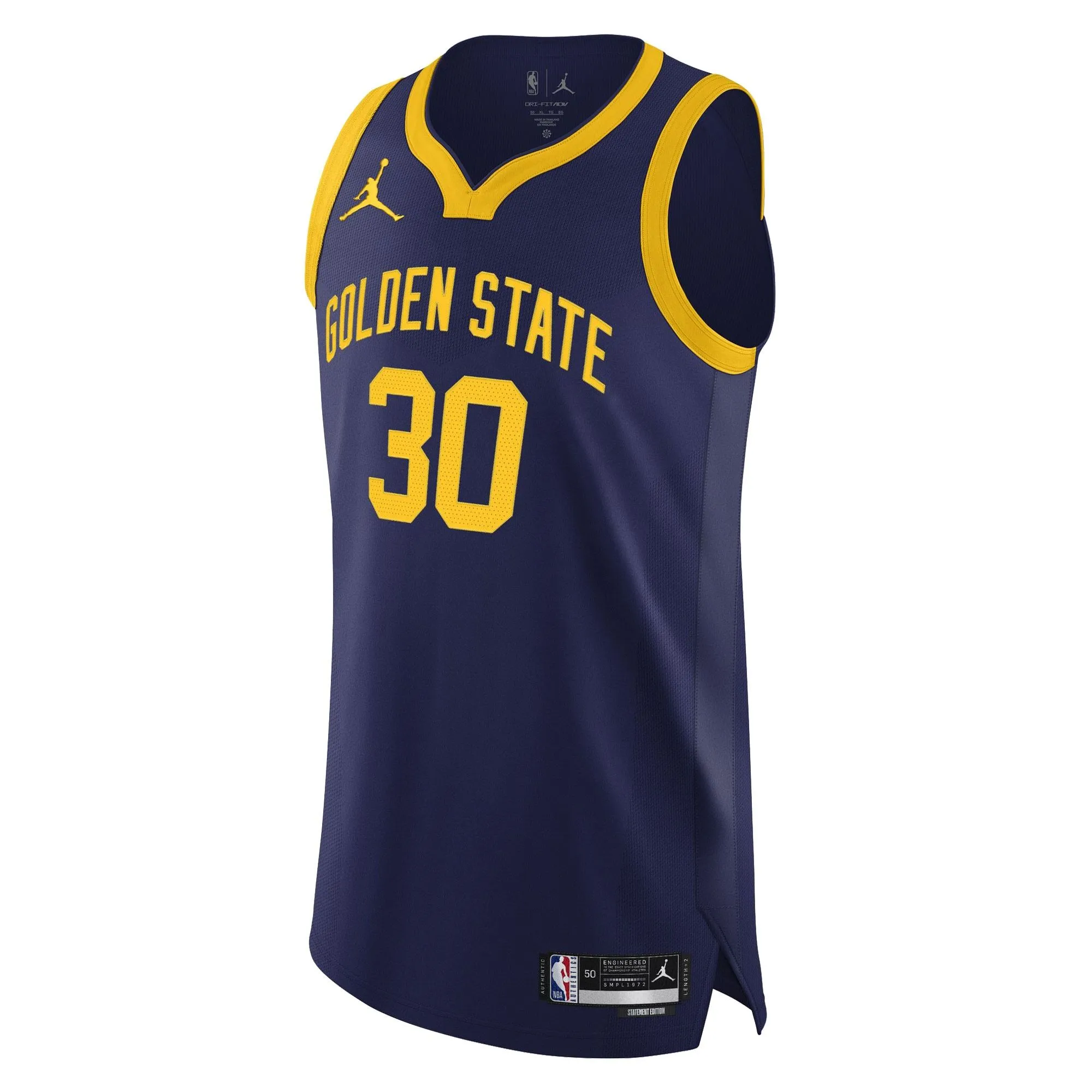 Stephen Curry Golden State Warriors Jordan Brand  Player Jersey - Statement Edition - Royal