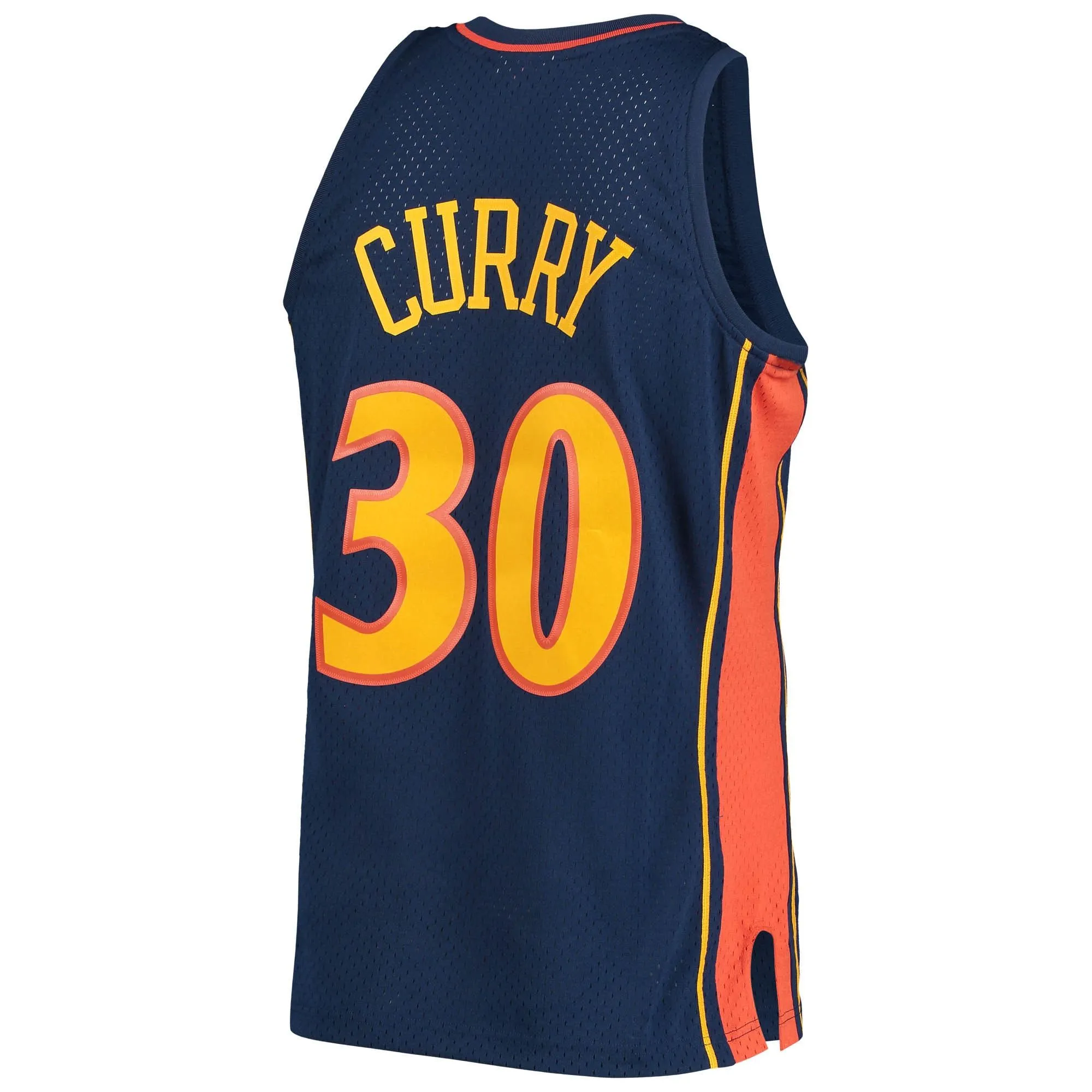 Stephen Curry Golden State Warriors Mitchell & Ness Hardwood Classics Swingman Jersey - Navy