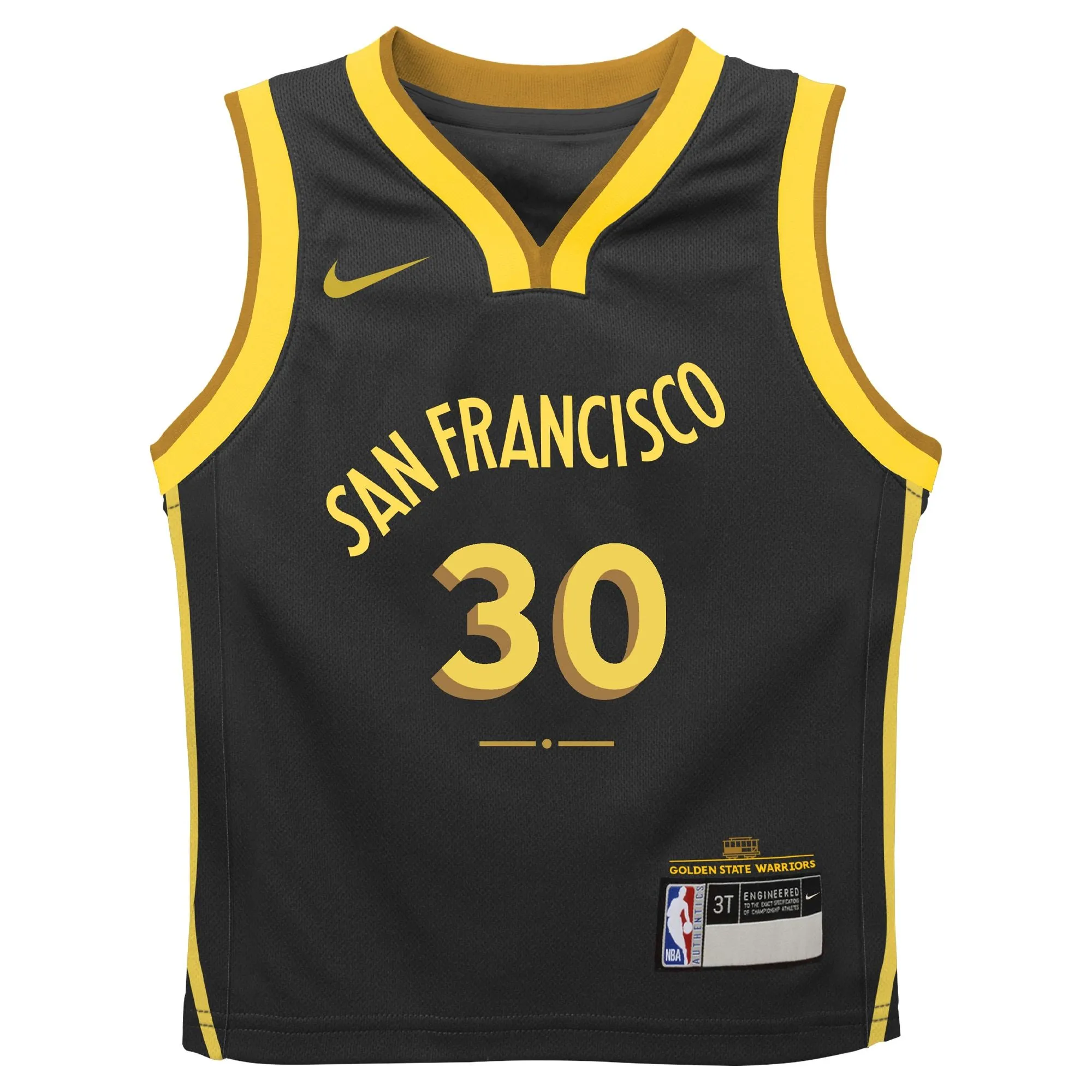 Stephen Curry Golden State Warriors  Infant Swingman Replica Jersey - City Edition - Black