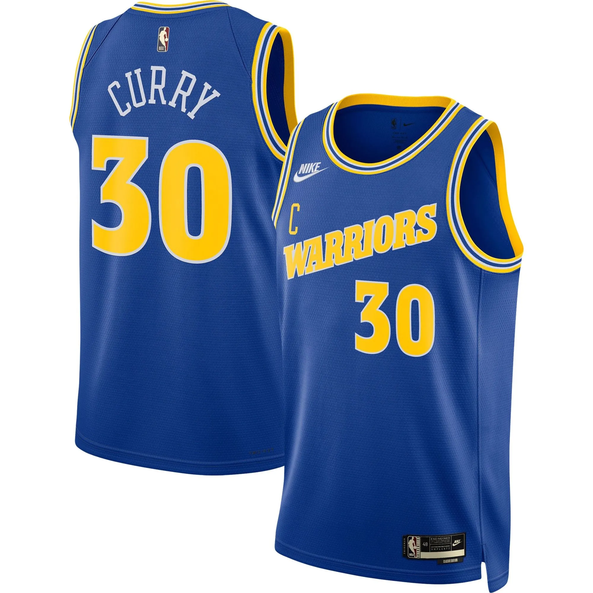 Stephen Curry Golden State Warriors  Swingman Jersey - Classic Edition - Blue