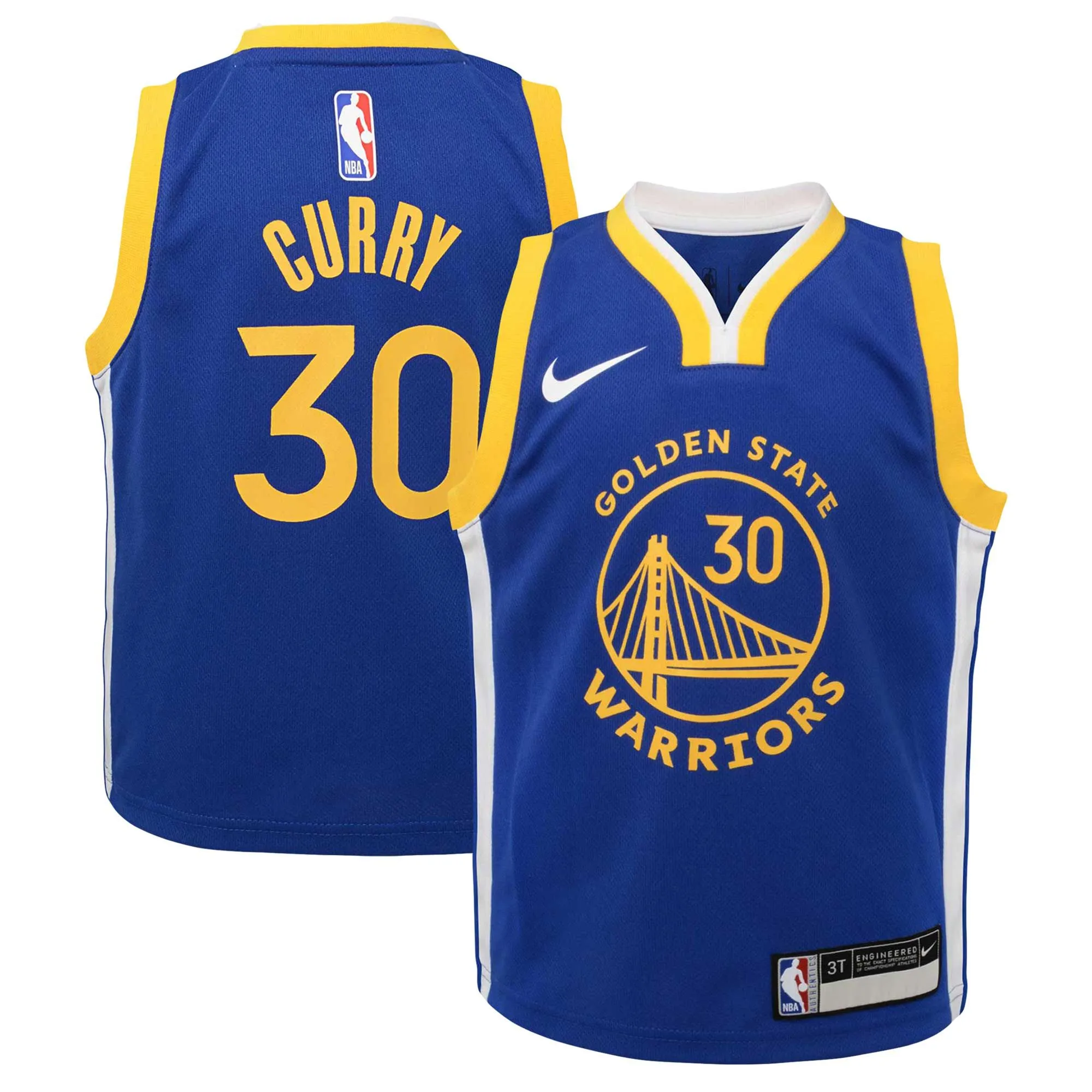 Stephen Curry Golden State Warriors  Toddler Swingman Player Jersey - Icon Edition - Royal