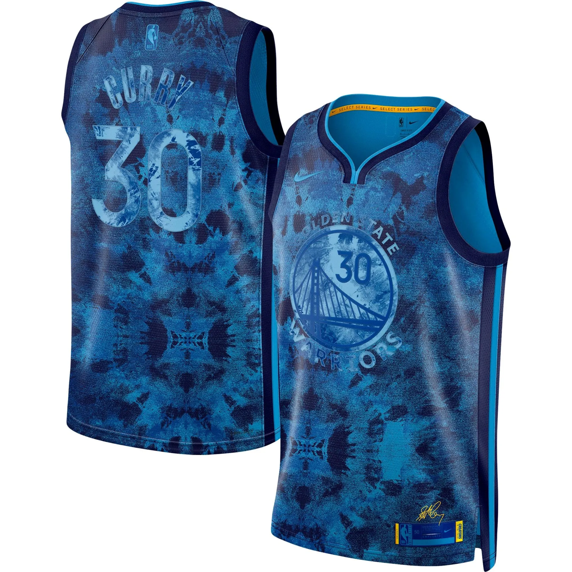 Stephen Curry Golden State Warriors  Unisex Select Series Swingman Jersey - Royal