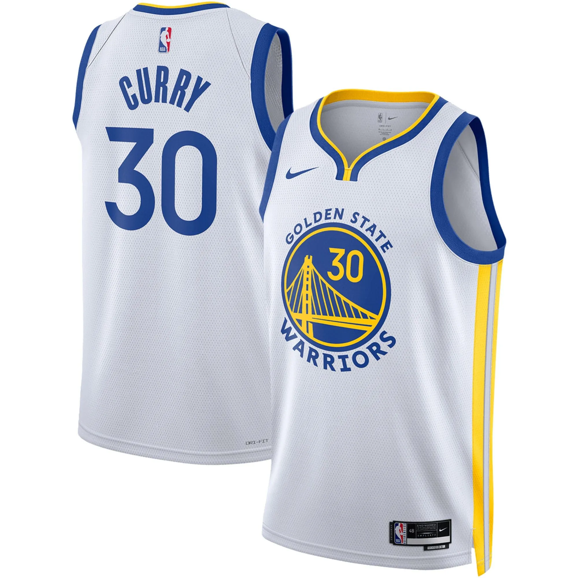 Stephen Curry Golden State Warriors  Unisex Swingman Jersey - Association Edition - White