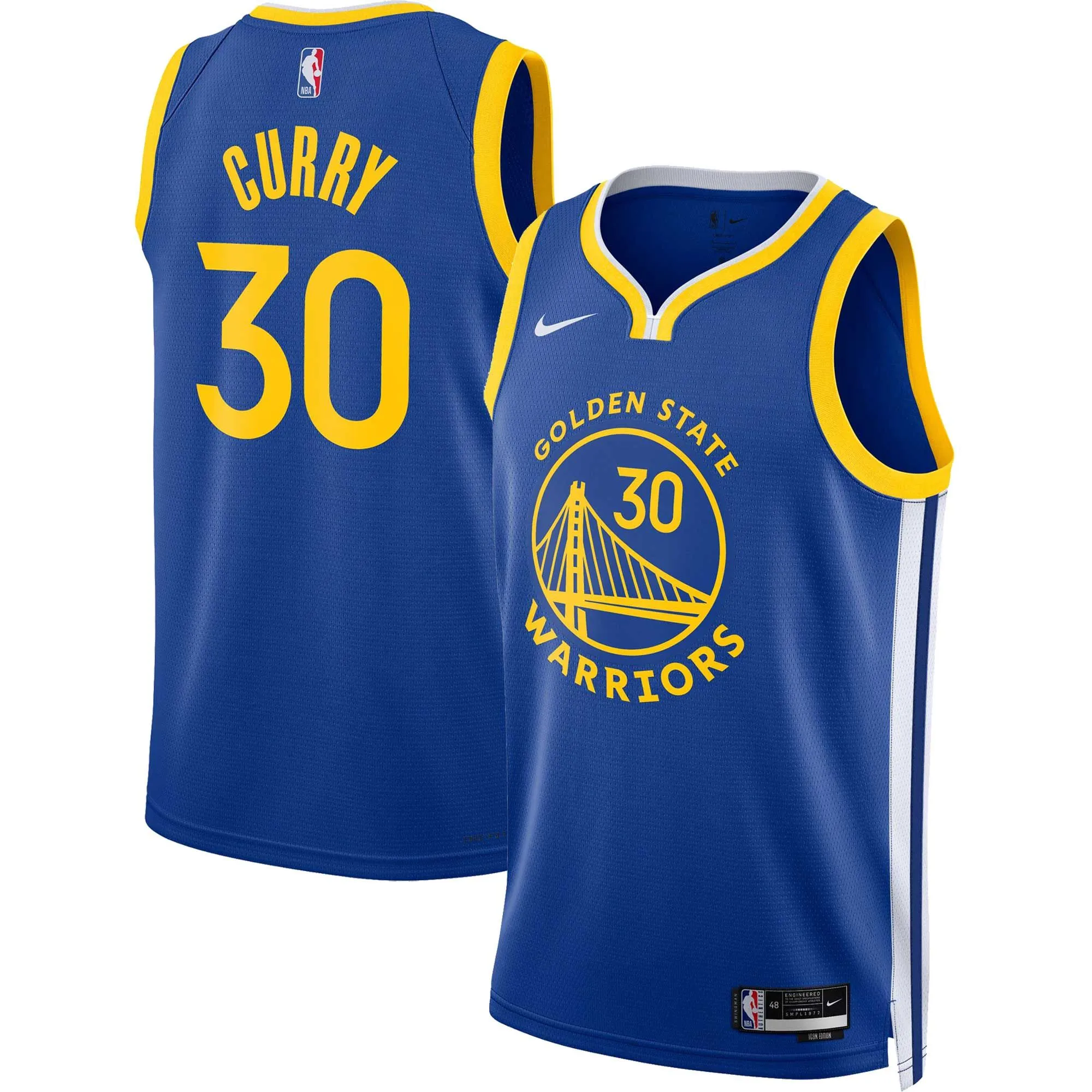 Stephen Curry Golden State Warriors  Unisex Swingman Jersey - Icon Edition - Royal