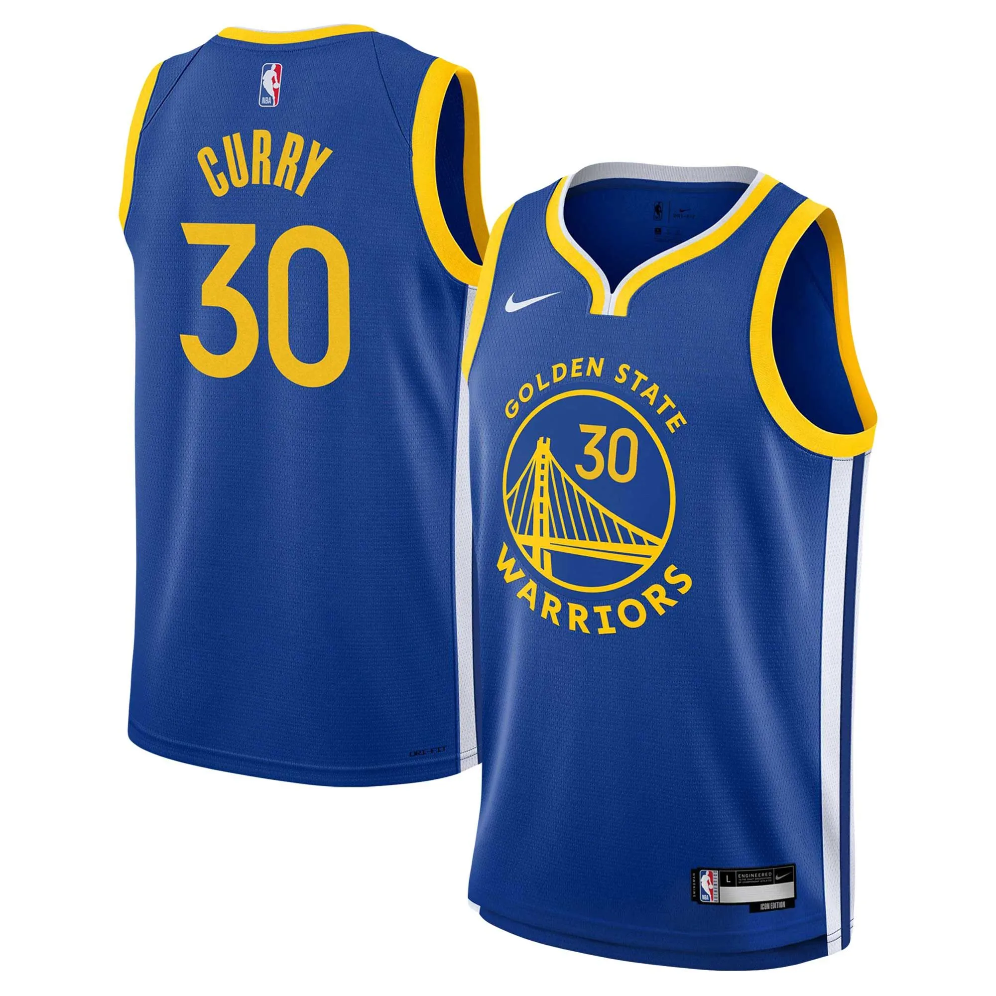 Stephen Curry Golden State Warriors  Youth Swingman Jersey - Icon Edition - Royal