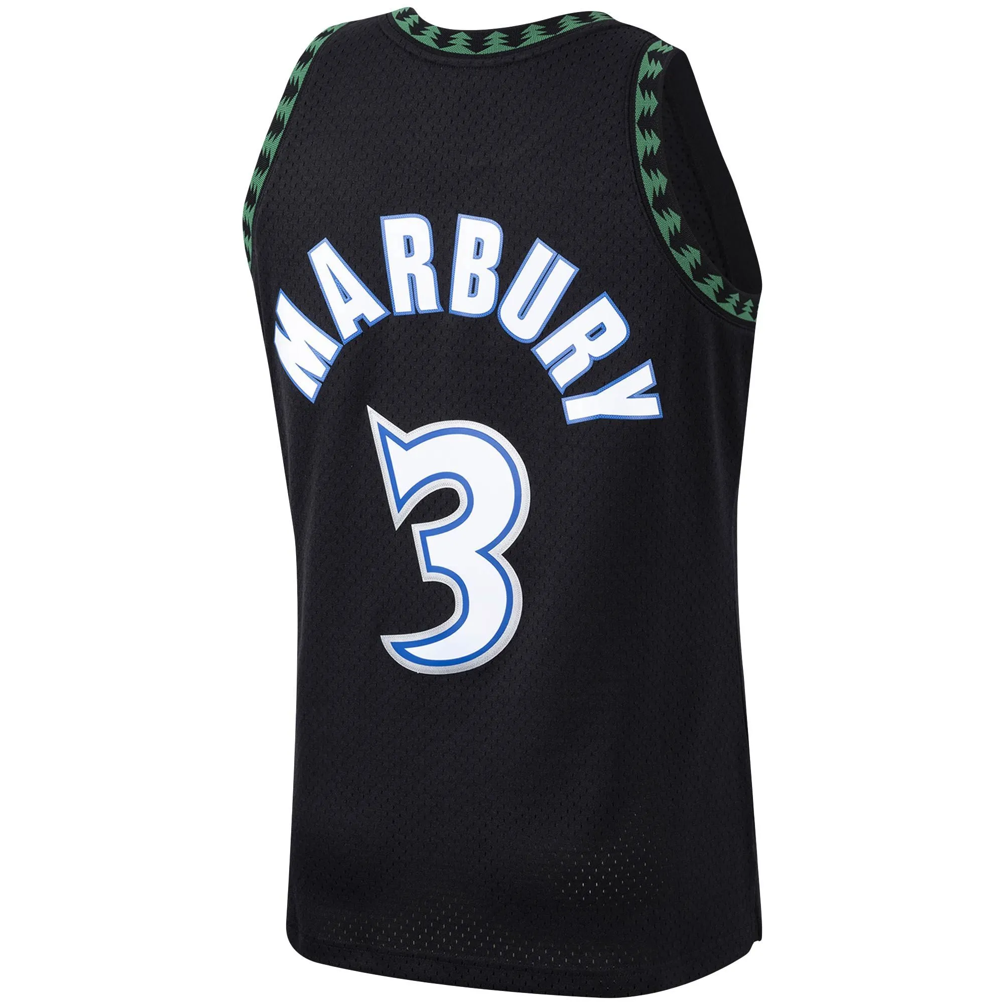 Stephon Marbury Minnesota Timberwolves Mitchell & Ness 1997/98 Hardwood Classics Swingman Jersey - Black