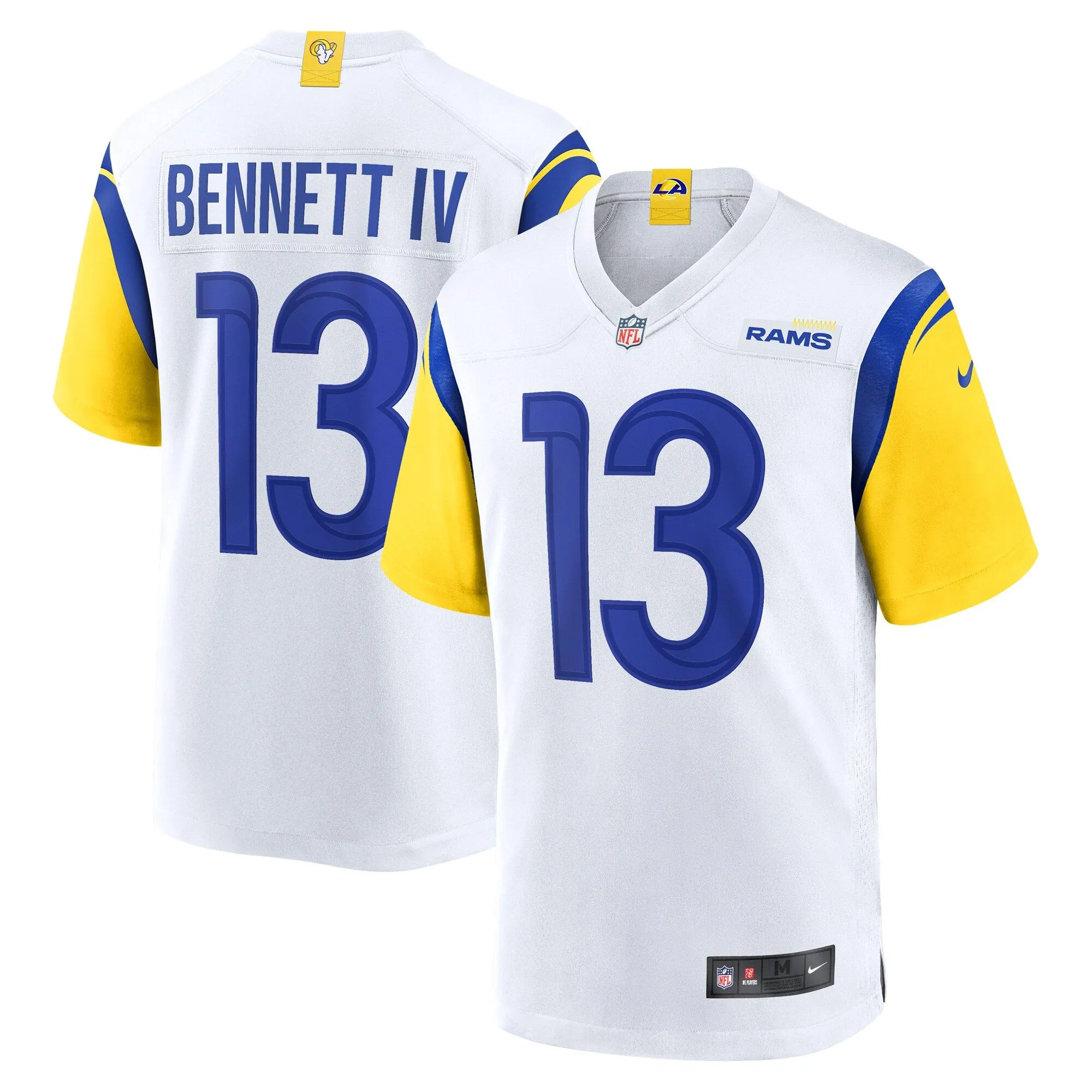 Stetson Bennett Los Angeles Rams   Game Jersey - White