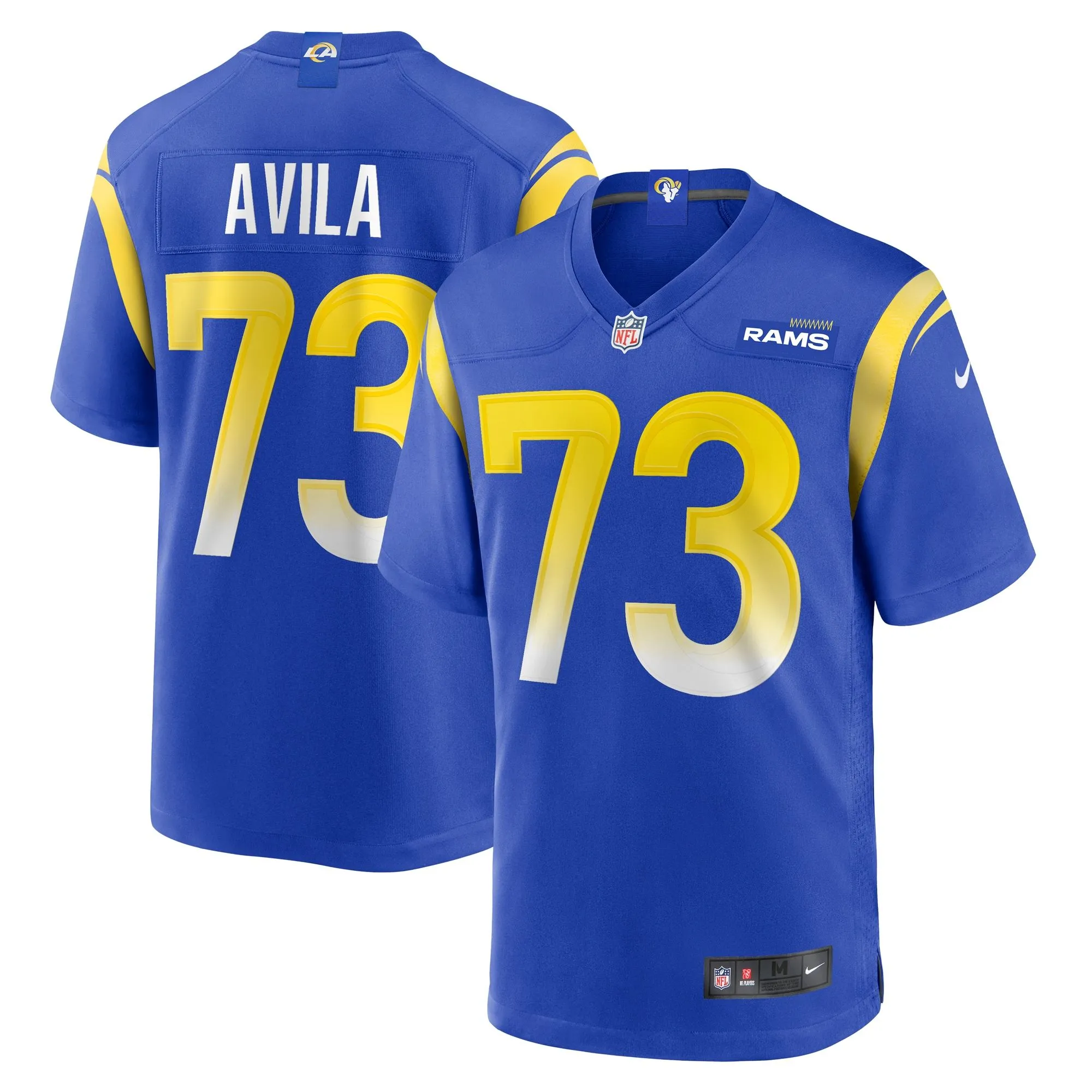 Steve Avila Los Angeles Rams  Home Game Jersey - Royal