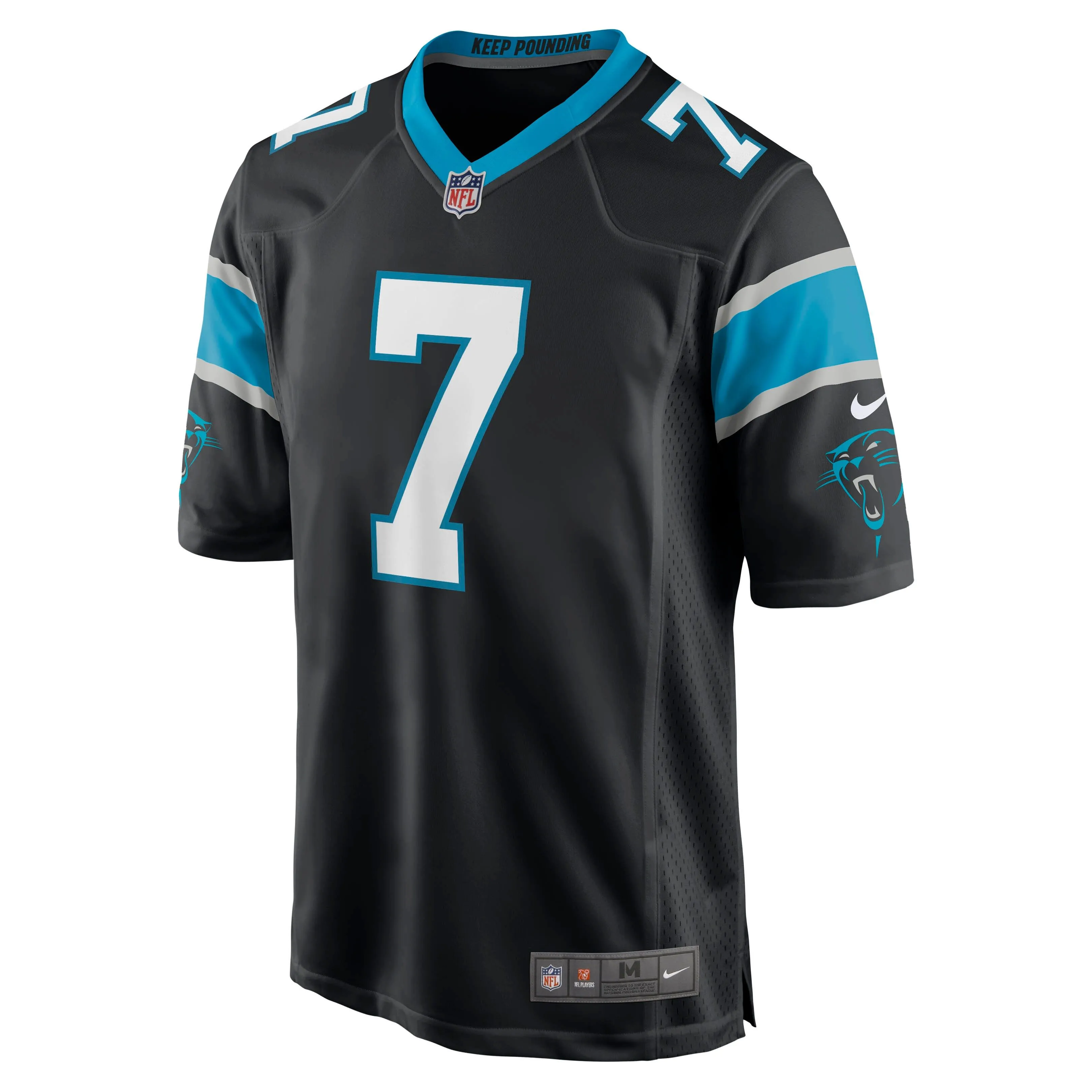 Steve Beuerlein Carolina Panthers  Retired Player Jersey - Black