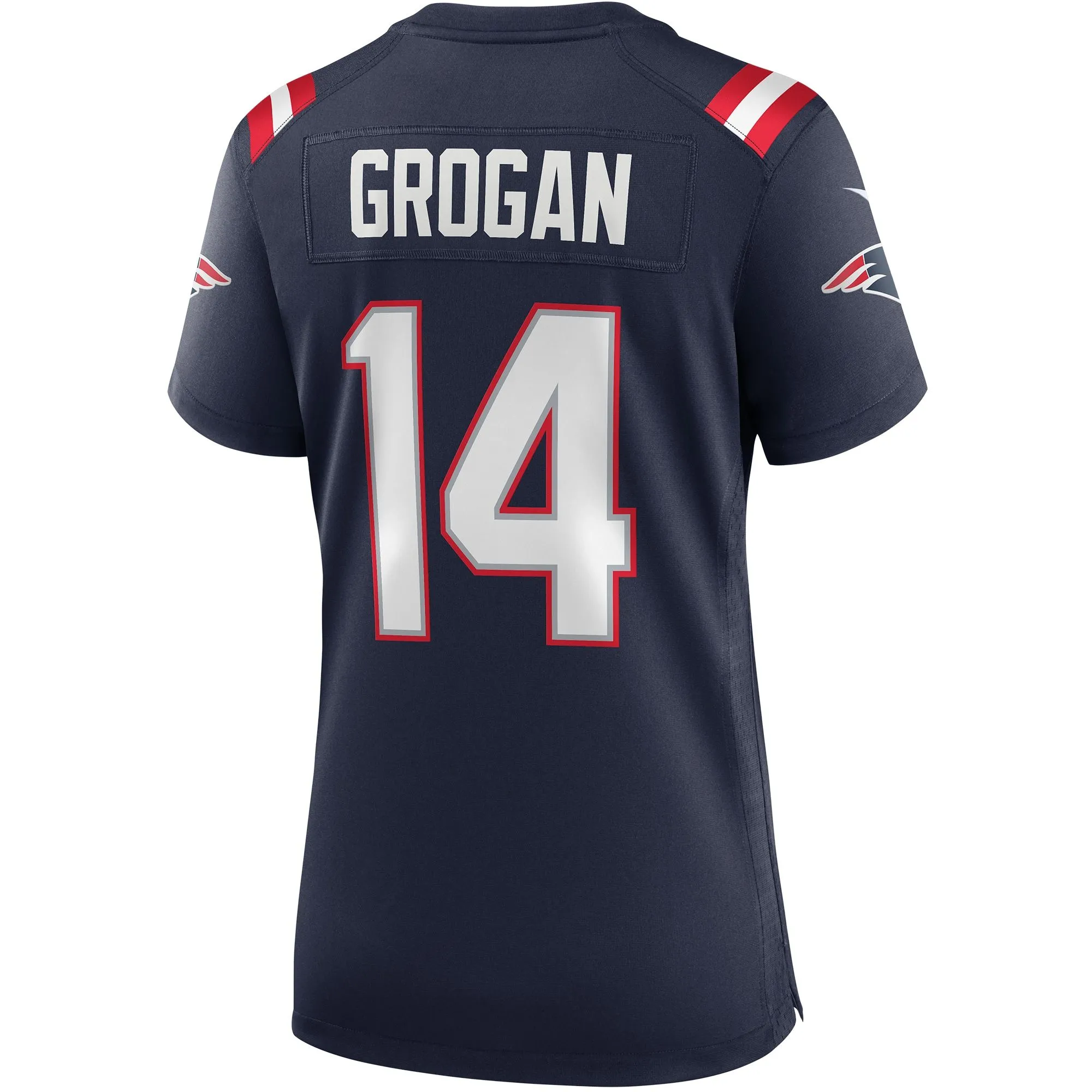 Steve Grogan New England Patriots  Women's Game Retired Player Jersey - Navy