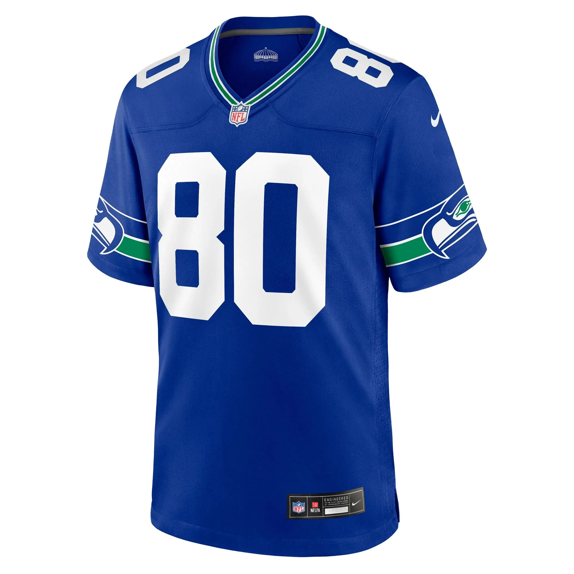 Steve Largent Seattle Seahawks  Throwback Retired Player Game Jersey - Royal