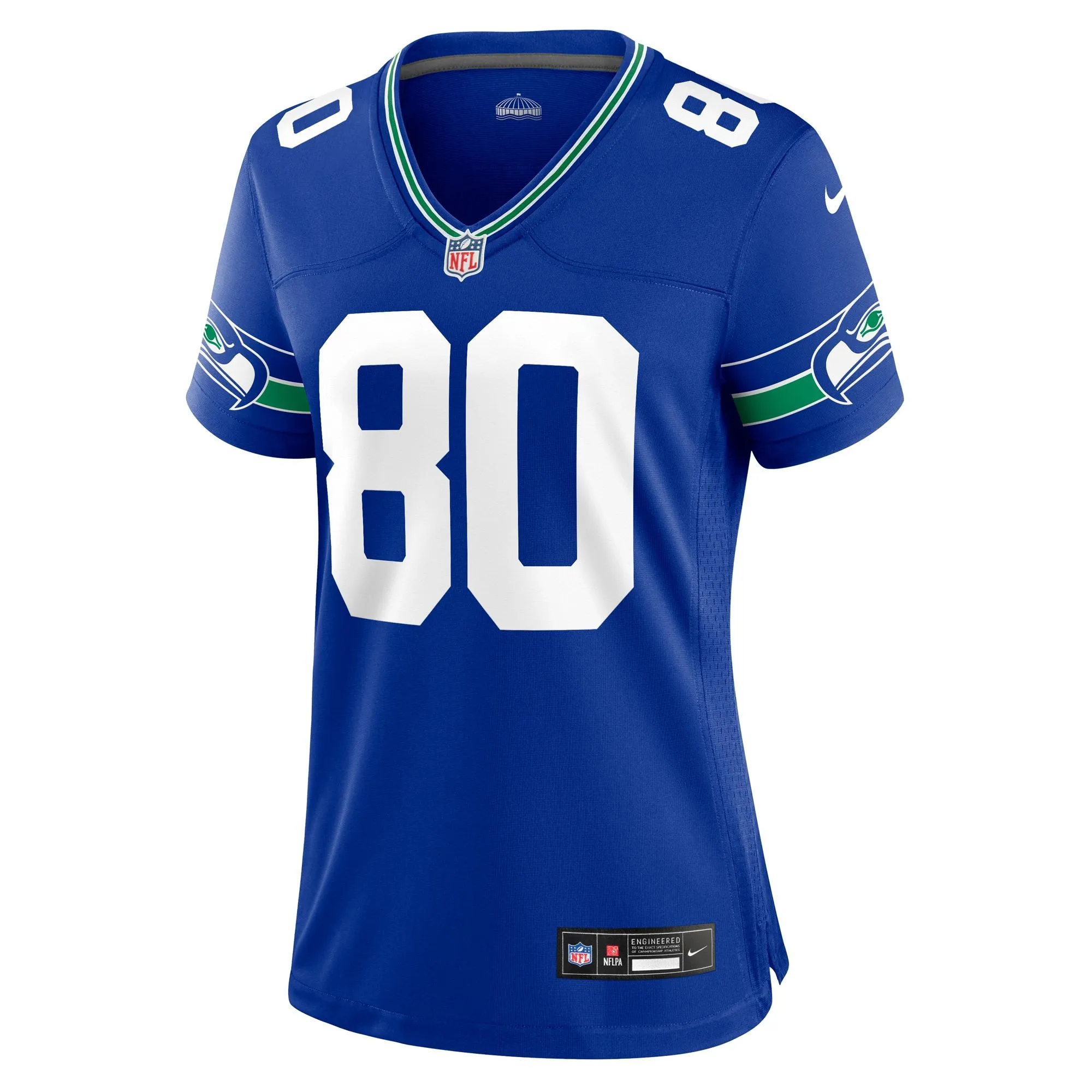 Steve Largent Seattle Seahawks  Women's Throwback Retired Player Game Jersey - Royal