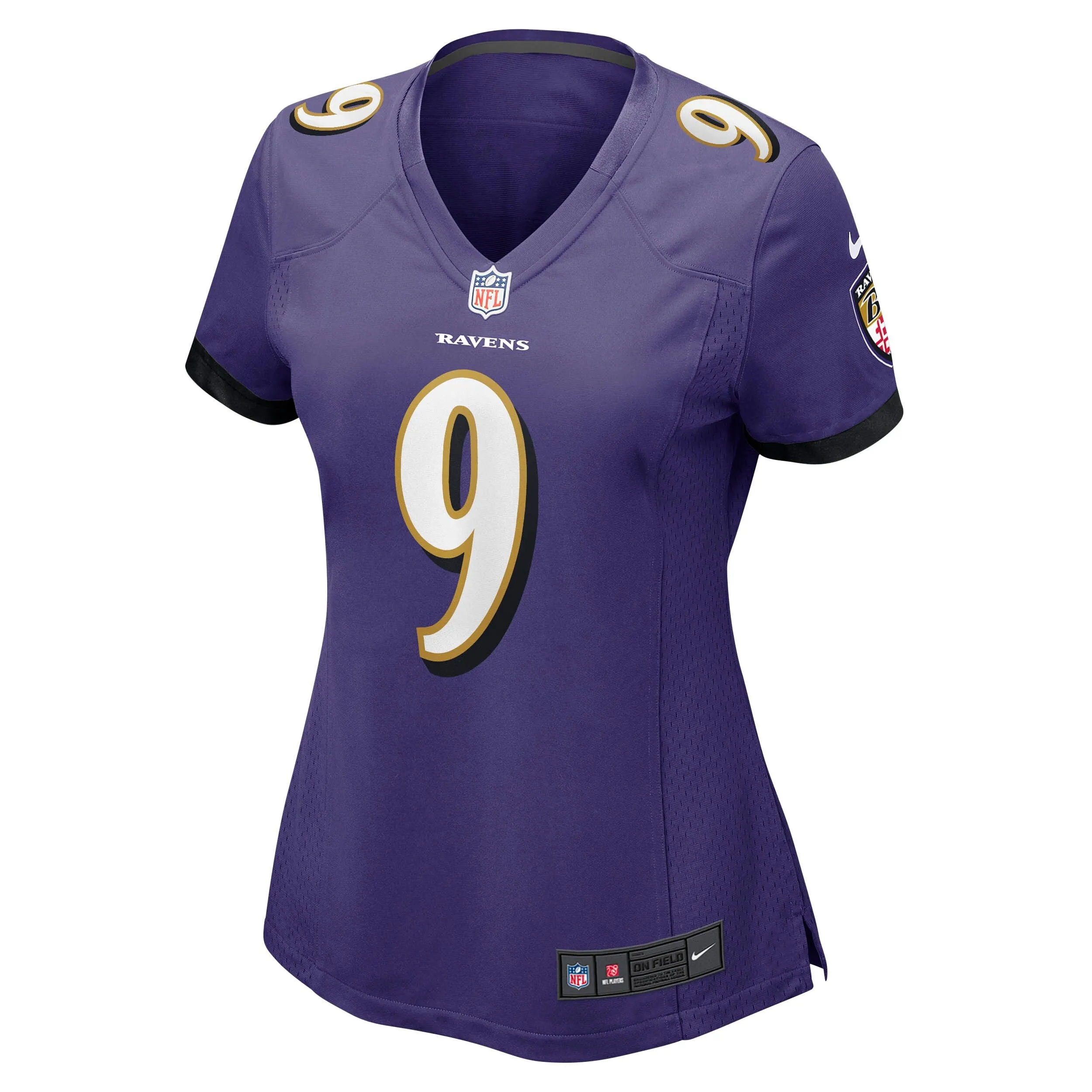 Steve McNair Baltimore Ravens  Women's Game Retired Player Jersey - Purple