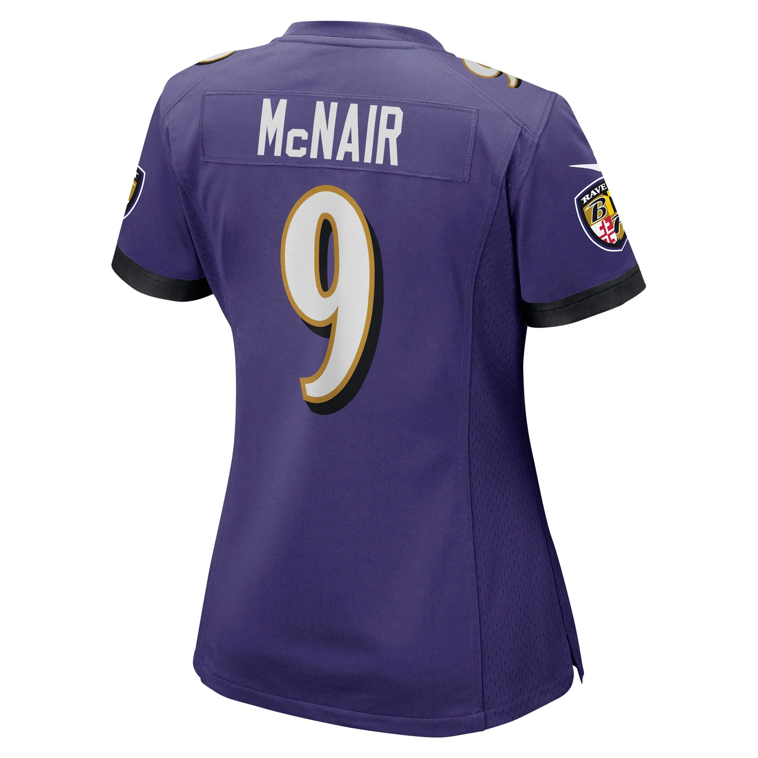 Steve McNair Baltimore Ravens  Women's Game Retired Player Jersey - Purple