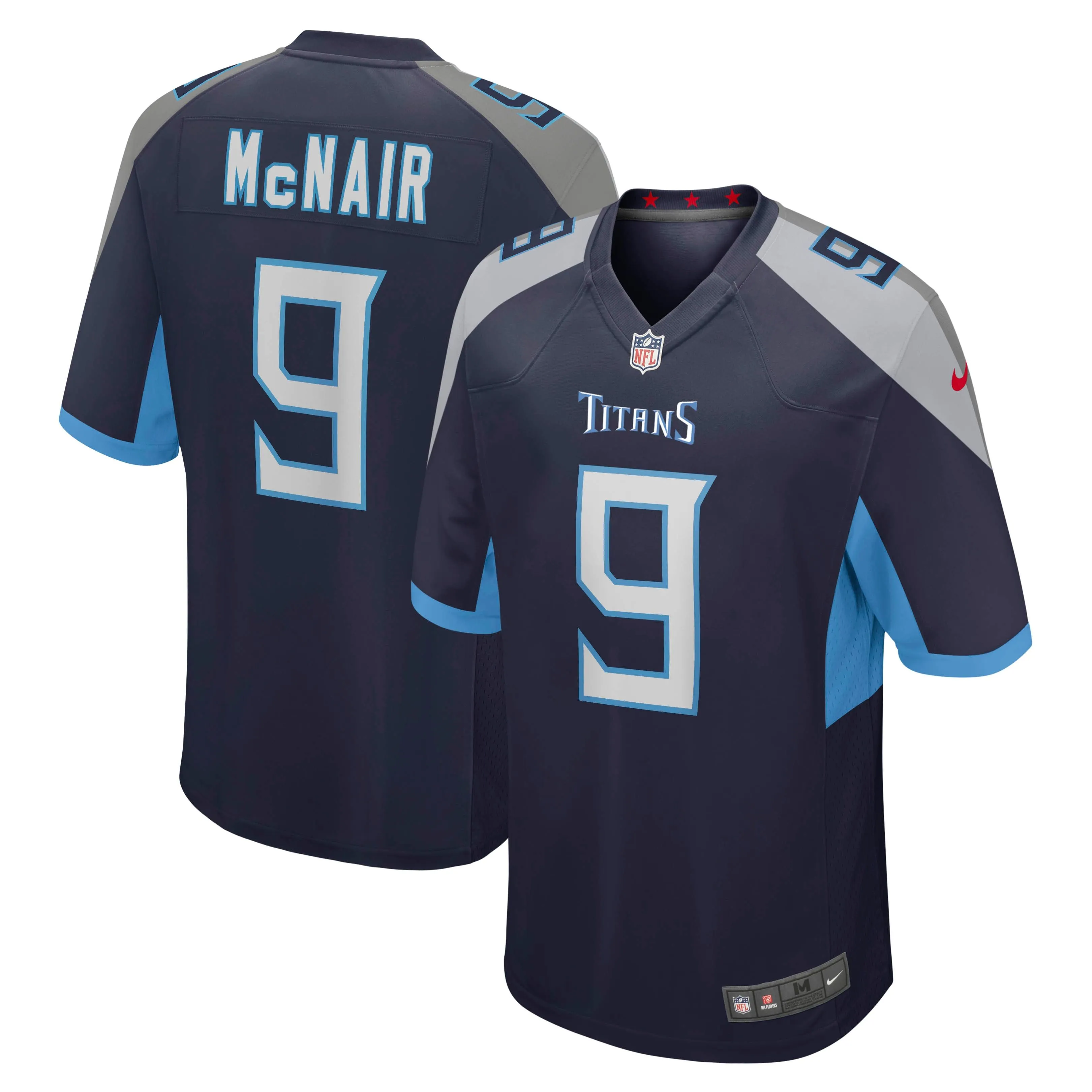 Steve McNair Tennessee Titans  Game Retired Player Jersey - Navy