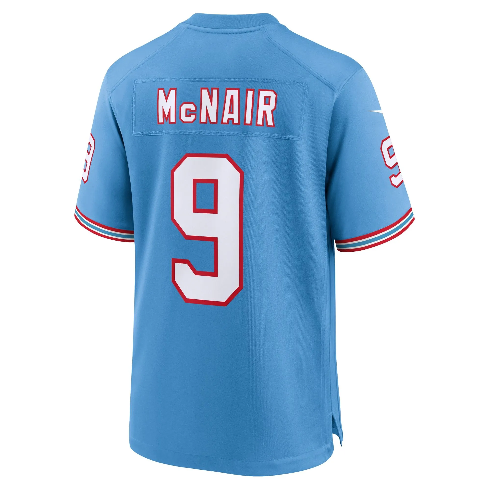 Steve McNair Tennessee Titans  Oilers Throwback Retired Player Game Jersey - Light Blue