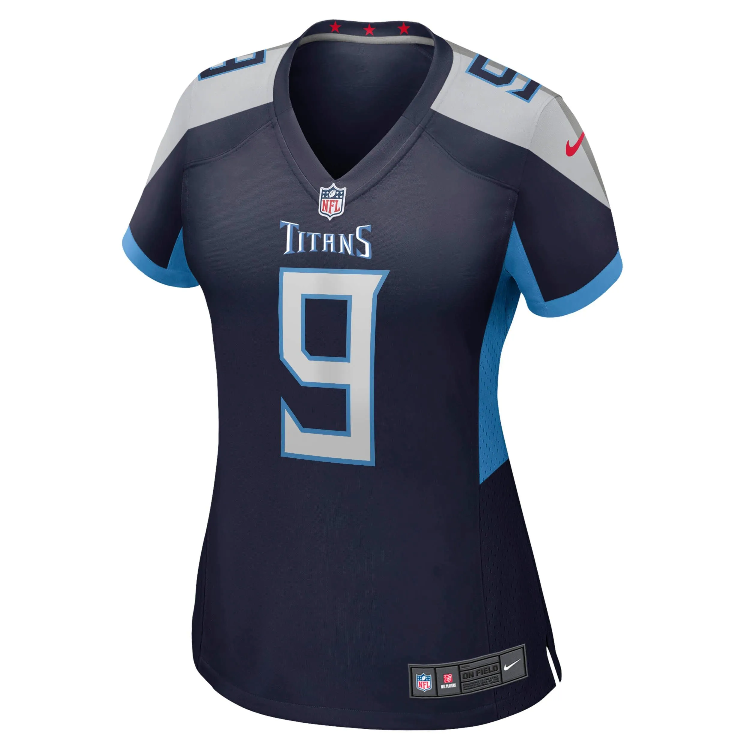 Steve McNair Tennessee Titans  Women's Game Retired Player Jersey - Navy