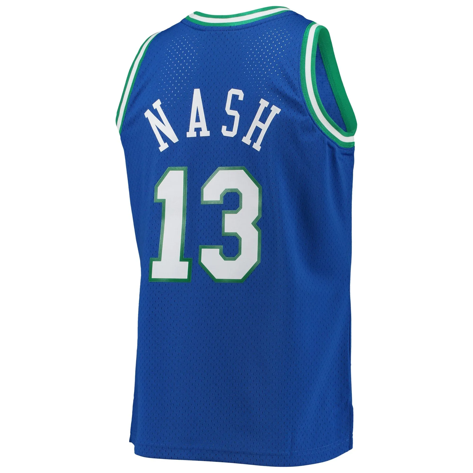 Steve Nash Dallas Mavericks Mitchell & Ness 1998/99 Hardwood Classics Swingman Jersey - Blue