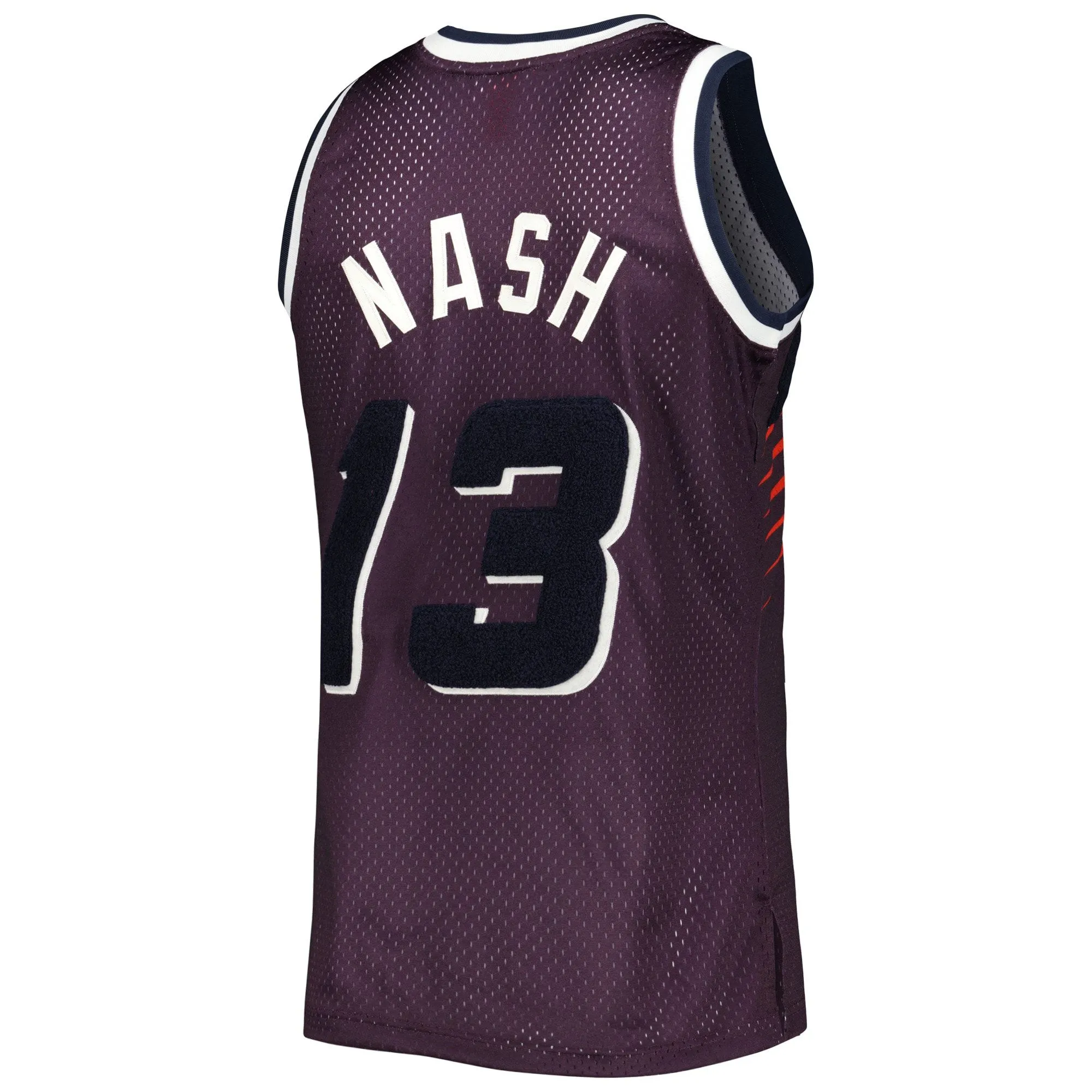 Steve Nash Phoenix Suns Mitchell & Ness 1996/97 Hardwood Classics Off-Court Swingman Jersey - Purple