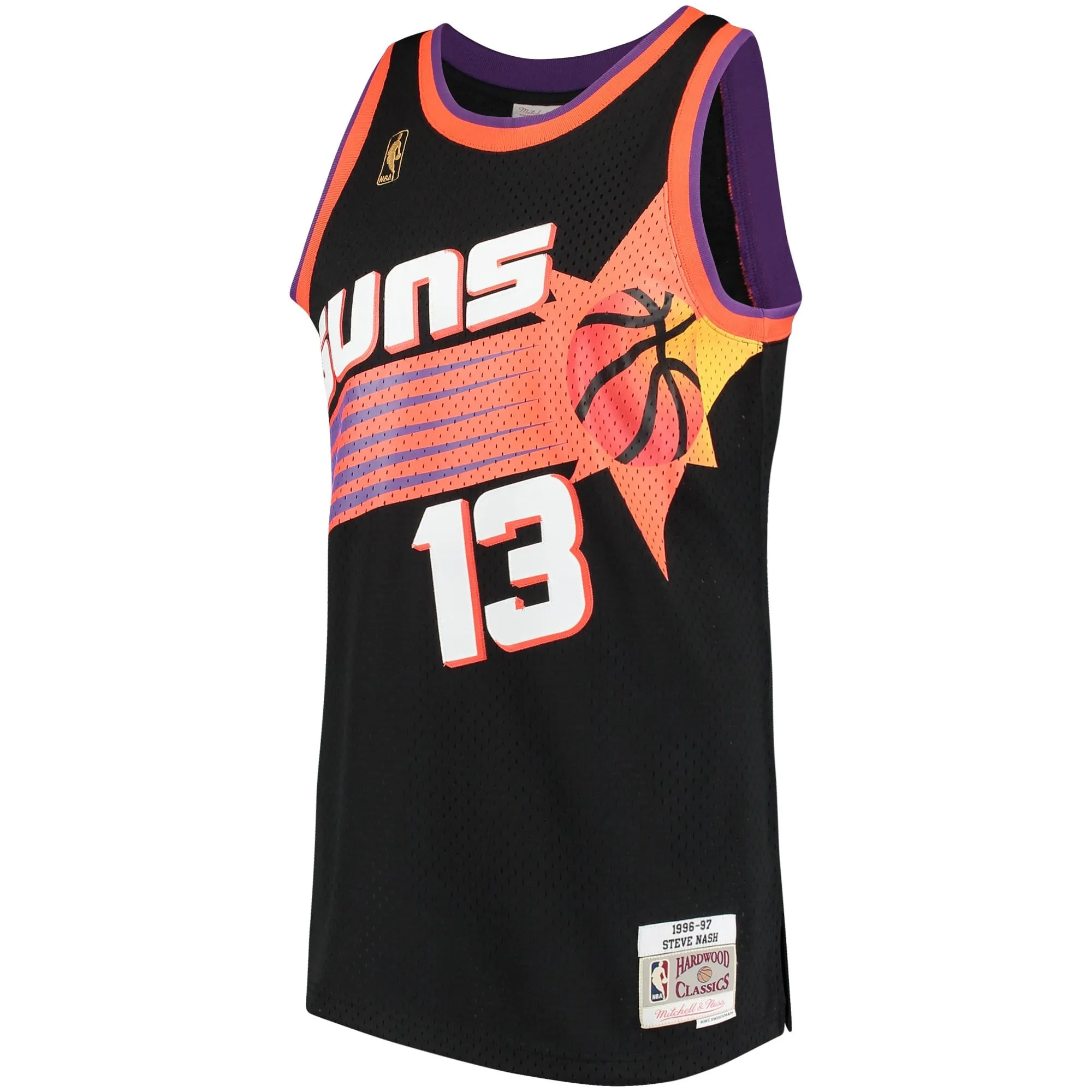 Steve Nash Phoenix Suns Mitchell & Ness 1996/97 Hardwood Classics Swingman Jersey - Black