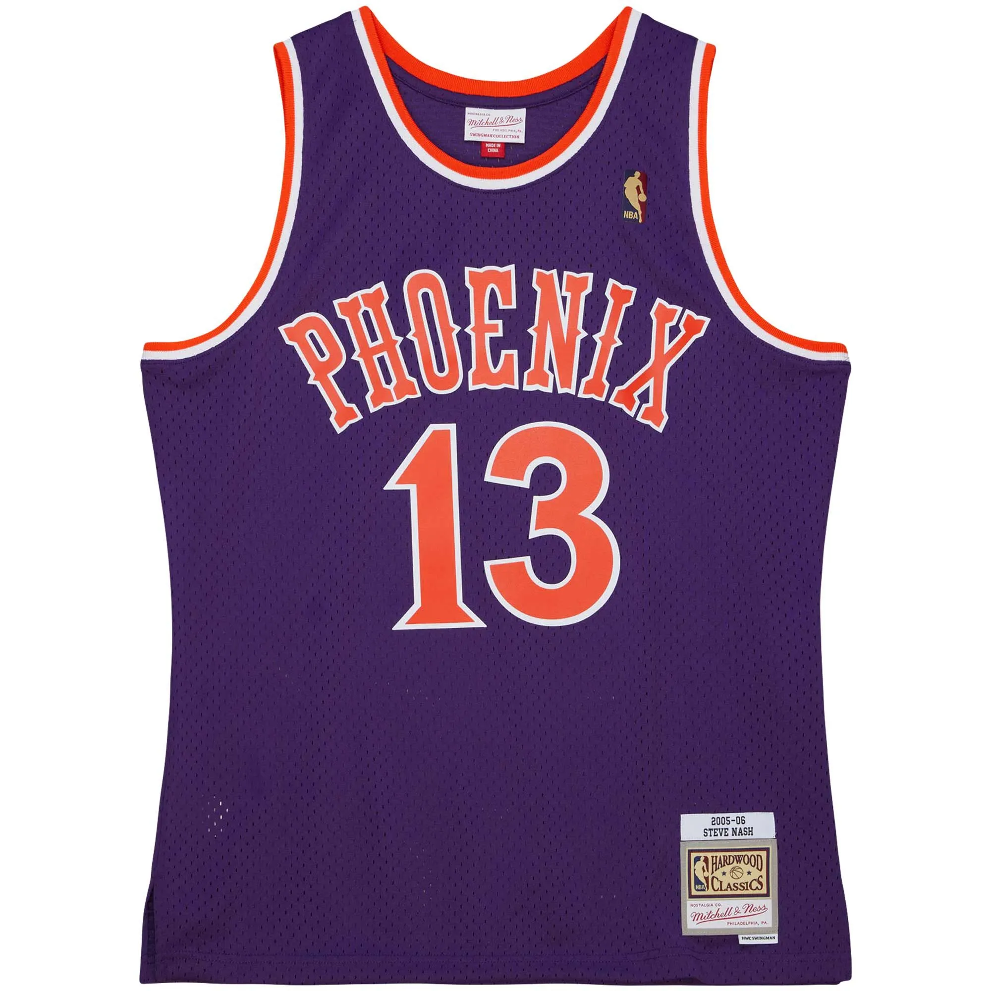 Steve Nash Phoenix Suns Mitchell & Ness 2001/02 Hardwood Classics Swingman Jersey - Purple