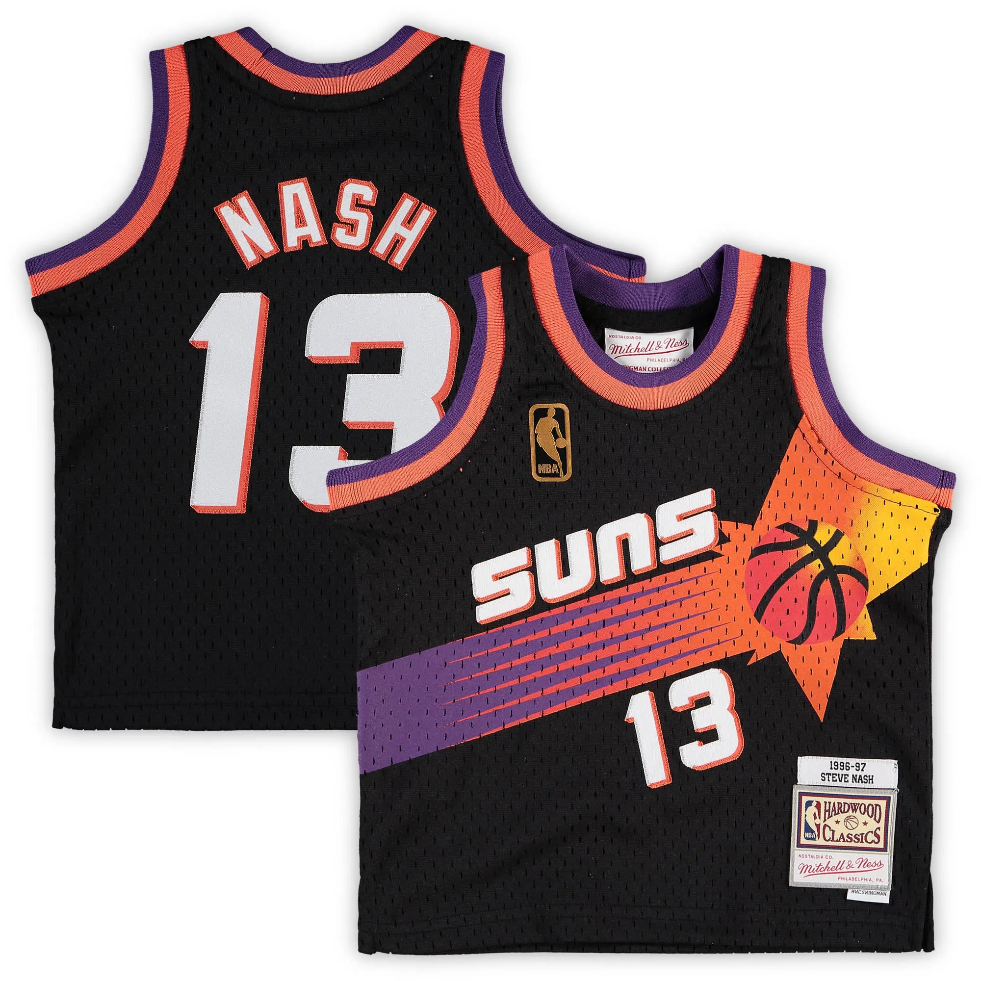 Steve Nash Phoenix Suns Mitchell & Ness Infant 1996/97 Hardwood Classics Retired Player Jersey - Black