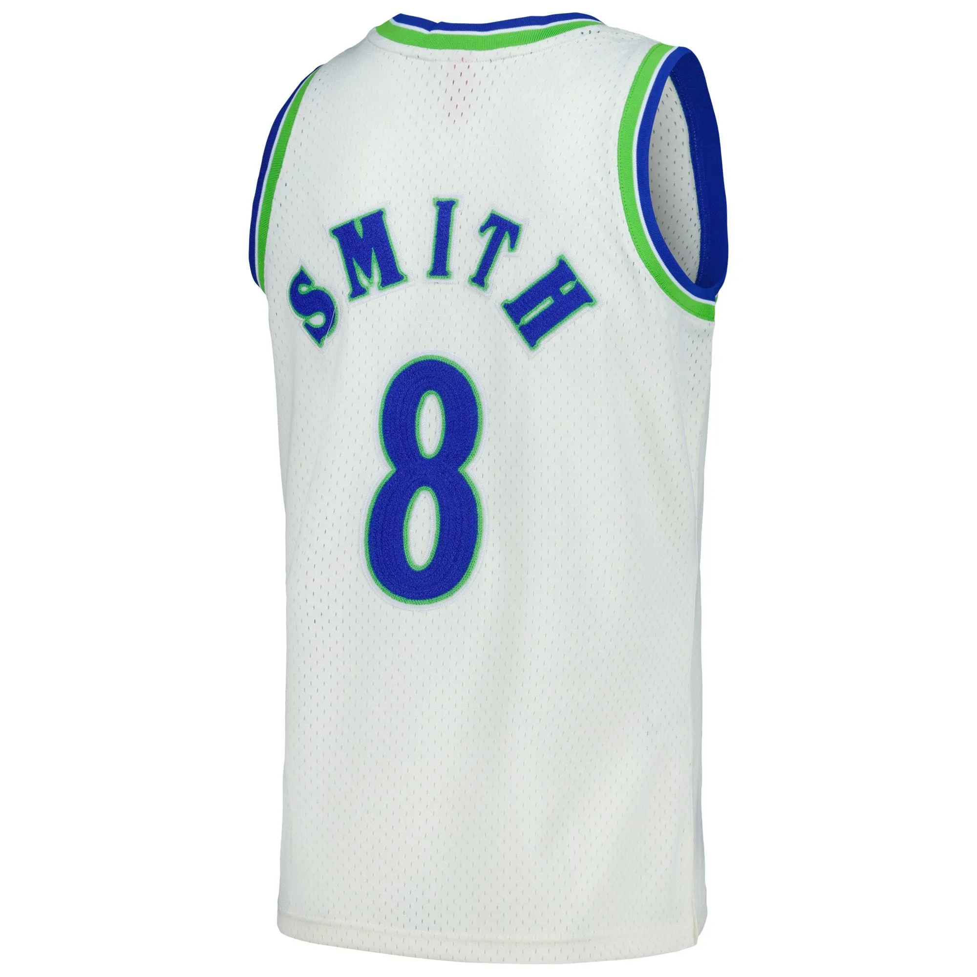 Steve Smith Atlanta Hawks Mitchell & Ness Chainstitch Swingman Jersey - Cream