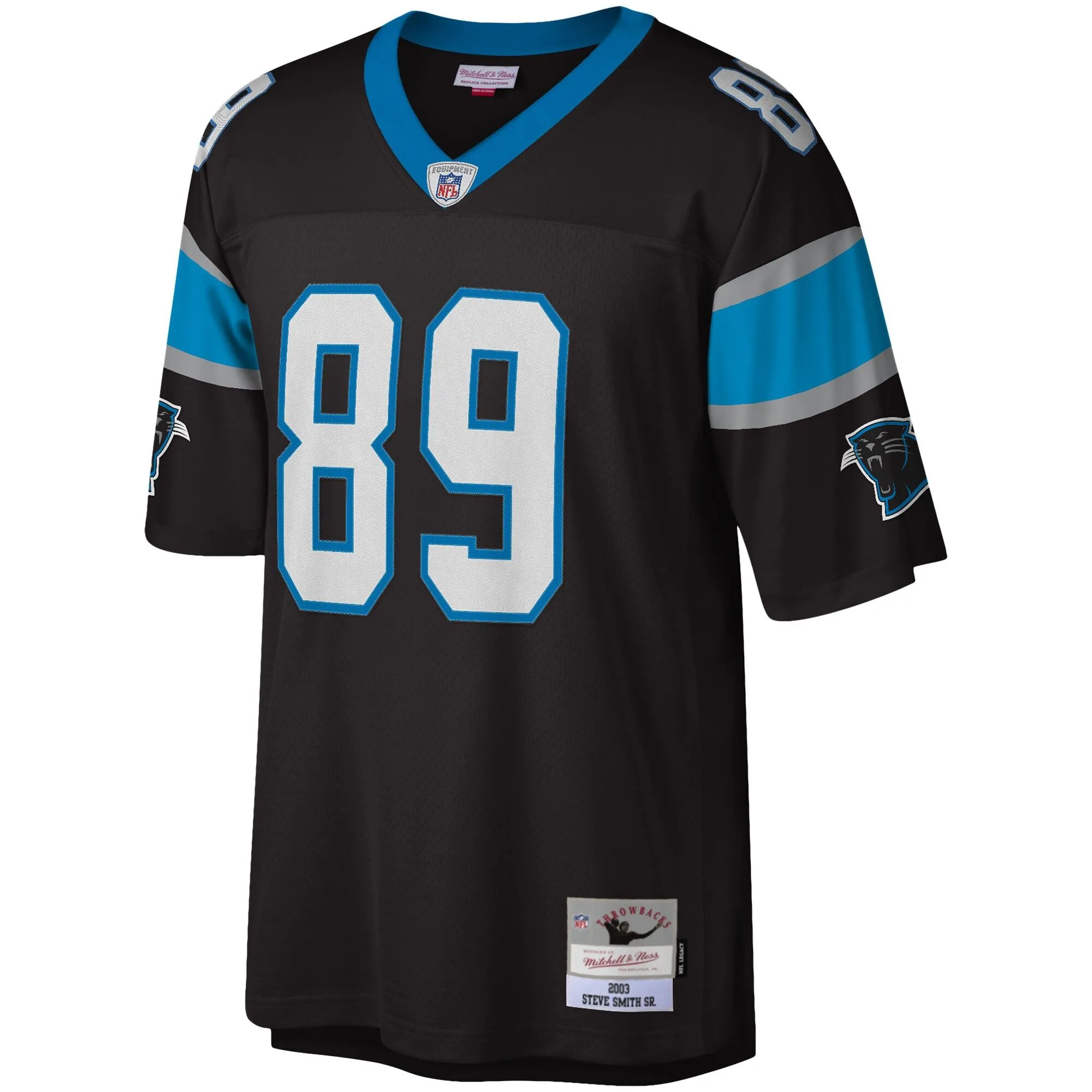 Steve Smith Carolina Panthers Mitchell & Ness Legacy Replica Jersey - Black