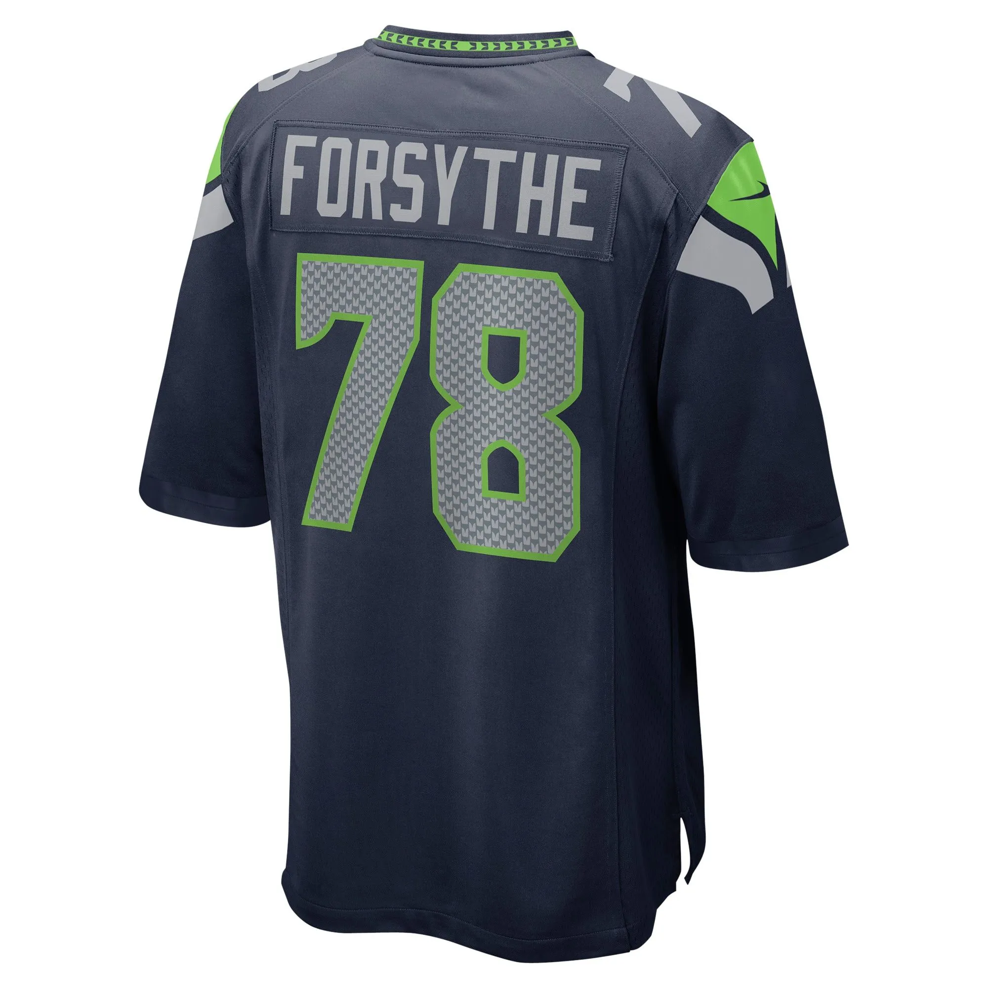 Stone Forsythe Seattle Seahawks  Game Jersey - College Navy