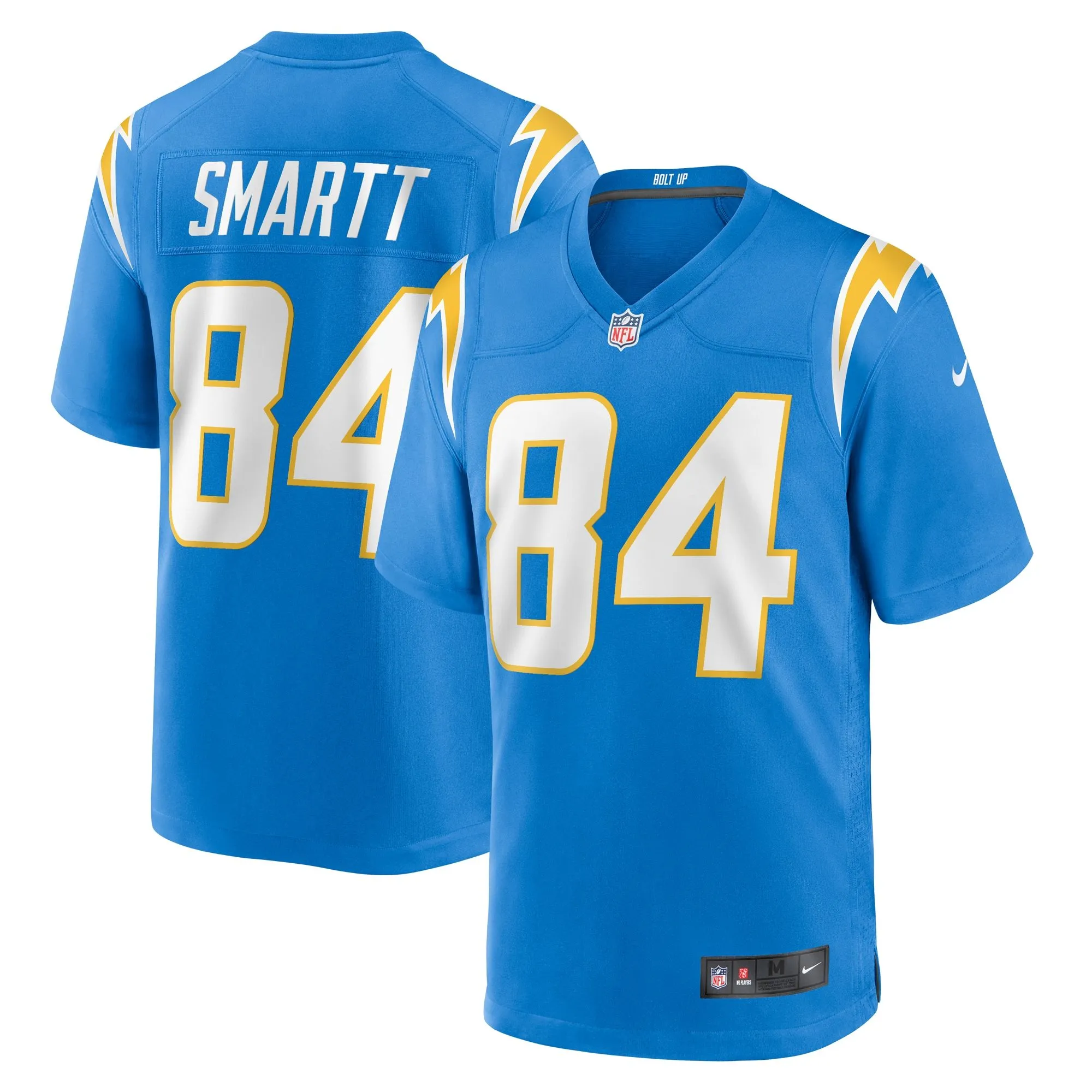 Stone Smartt Los Angeles Chargers  Team Game Jersey -  Powder Blue