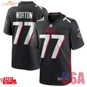 Storm Norton Atlanta Falcons   Game Jersey    Black