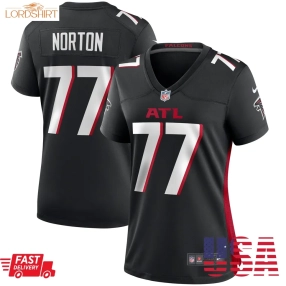 Storm Norton Atlanta Falcons  Women's  Game Jersey    Black