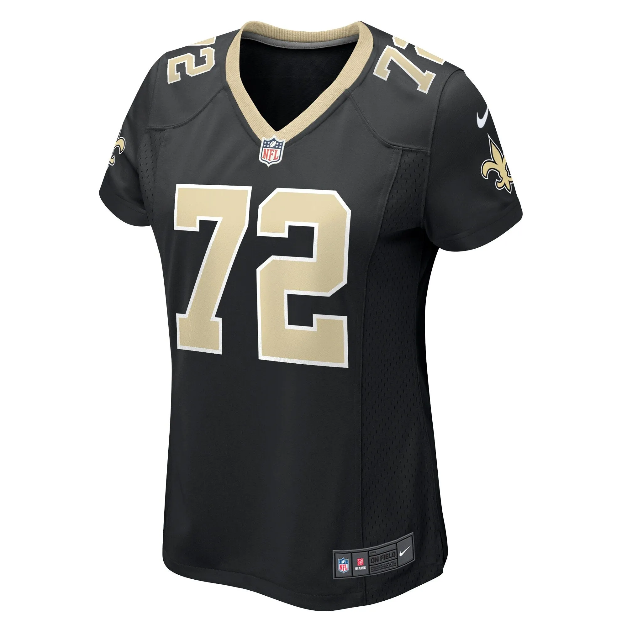 Storm Norton New Orleans Saints  Women's Game Jersey - Black