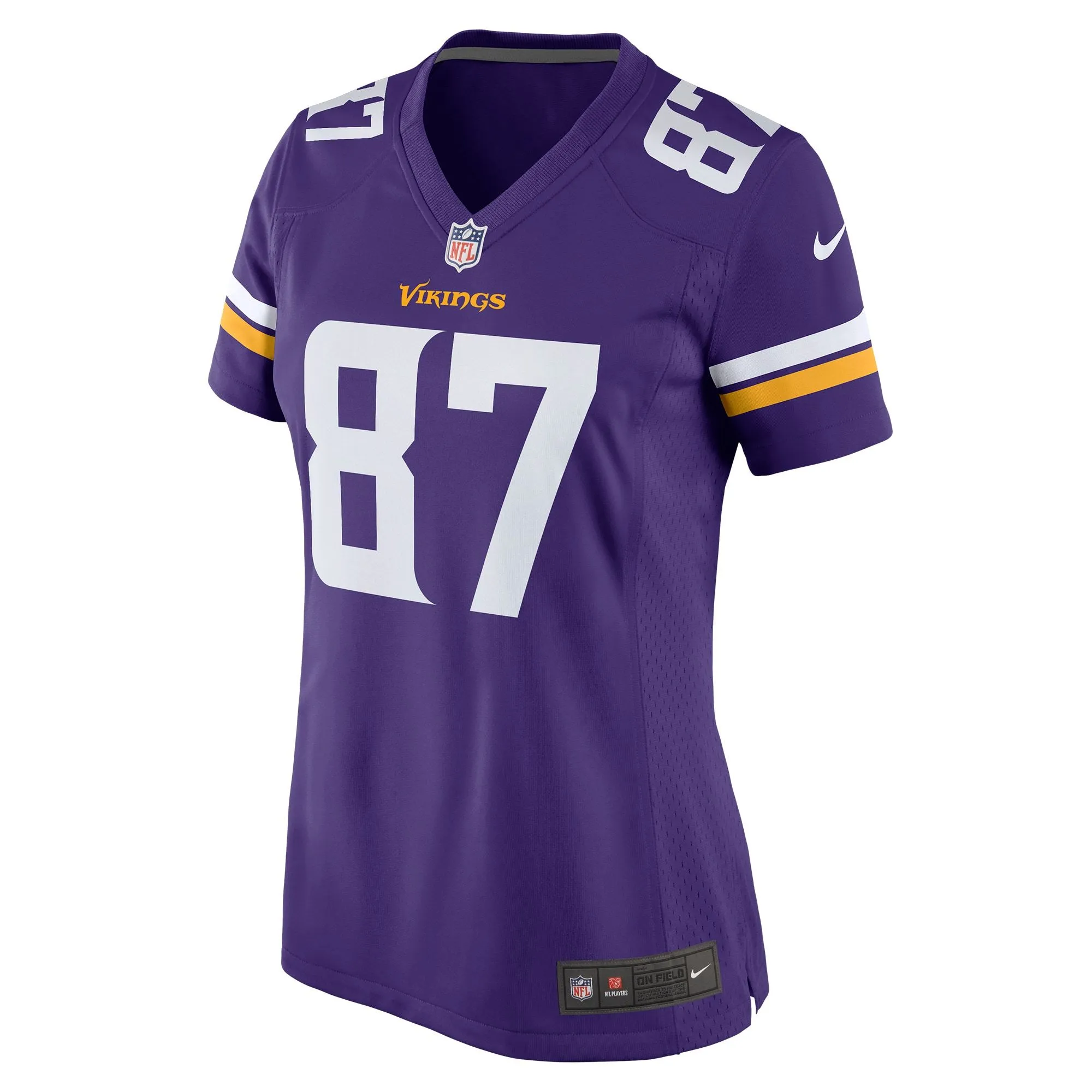 T.J. Hockenson Minnesota Vikings  Women's Game Player Jersey - Purple