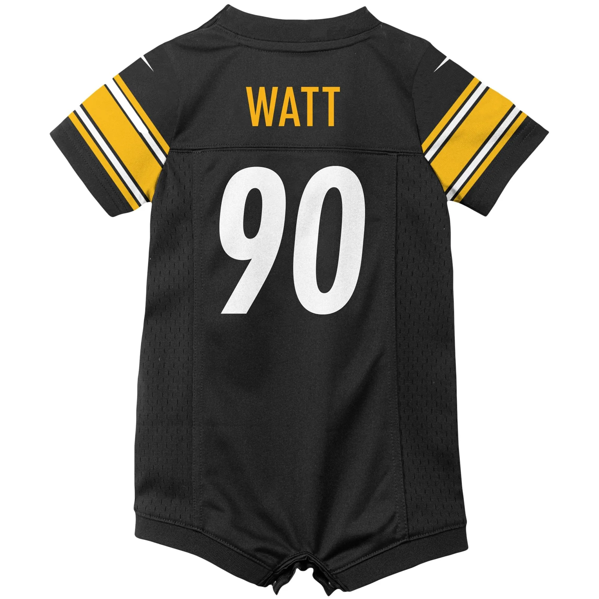 T.J. Watt Pittsburgh Steelers  Infant Game Romper Jersey - Black